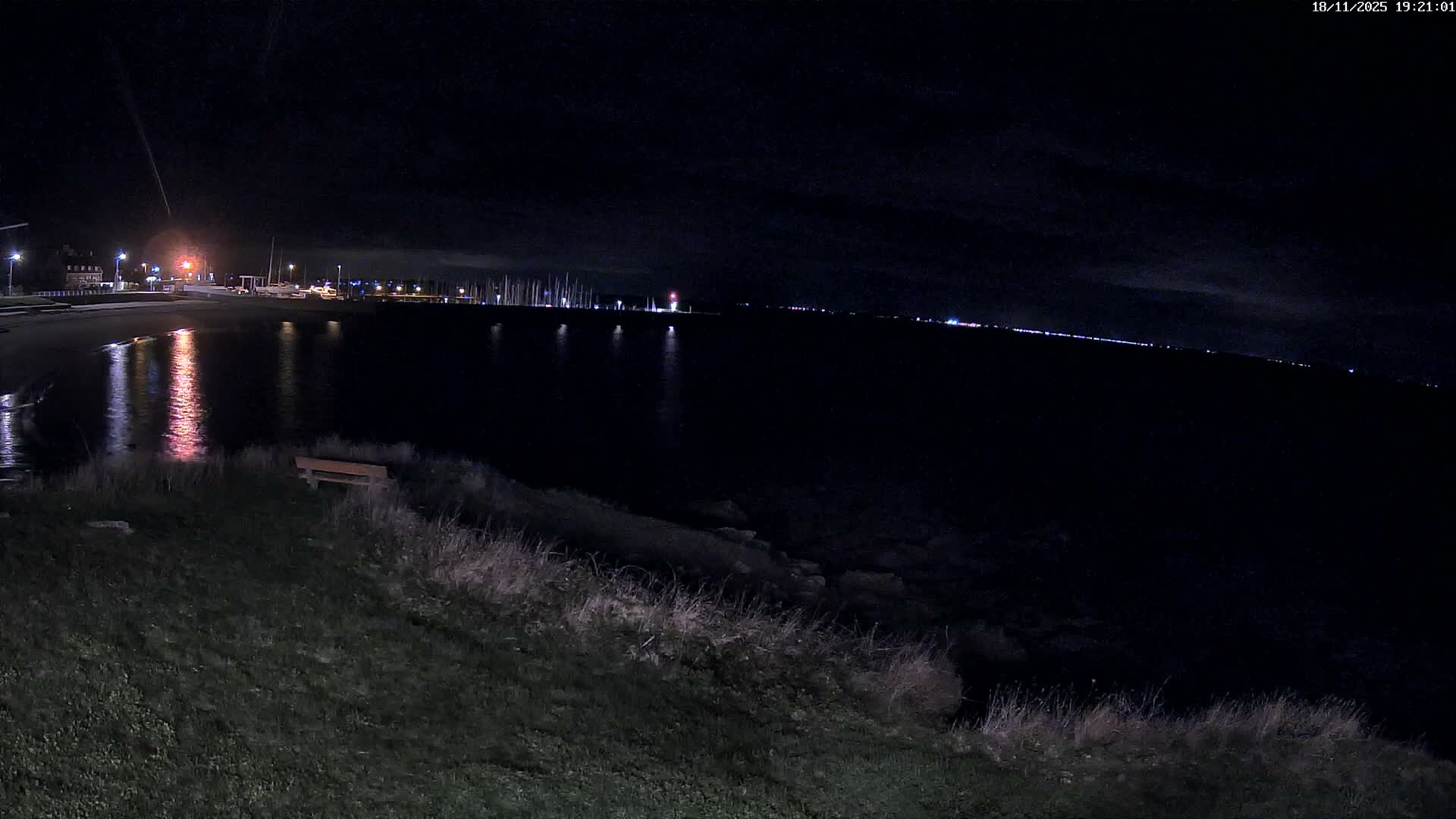 Quiberon, ASNQ & Plage du Porigo Beach Live Cam - Lorient, Morbihan, Bretagne, France