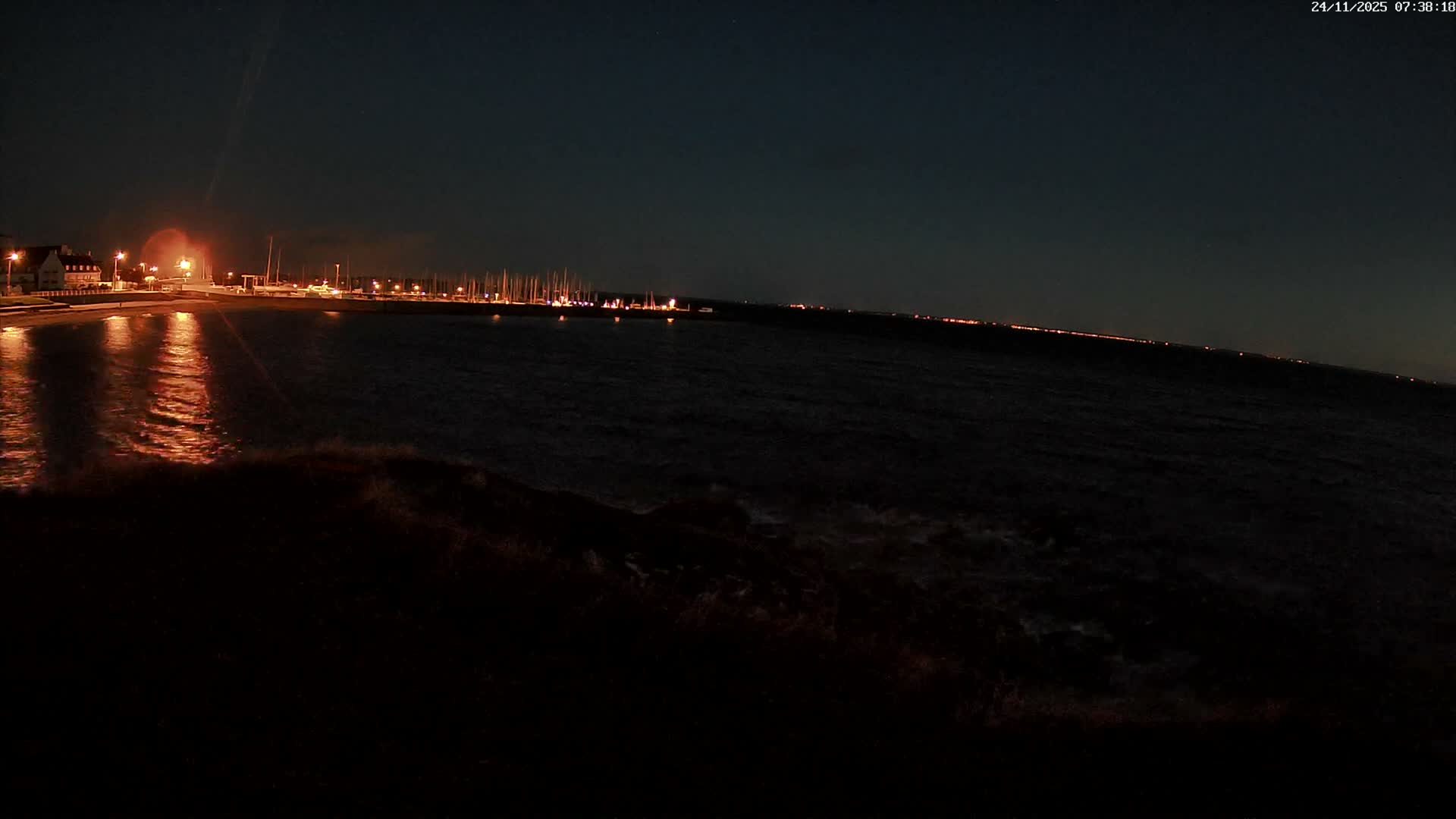 Quiberon, ASNQ & Plage du Porigo Beach Live Cam - Lorient, Morbihan, Bretagne, France