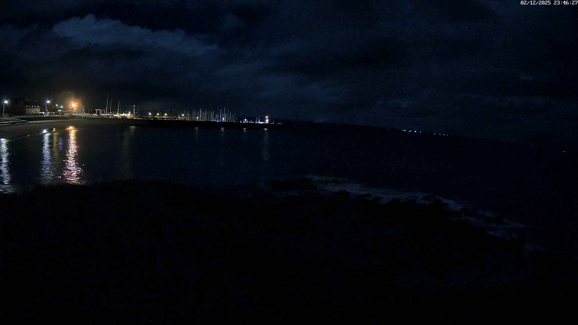 Quiberon, ASNQ & Plage du Porigo Beach Live Cam - Lorient, Morbihan, Bretagne, France