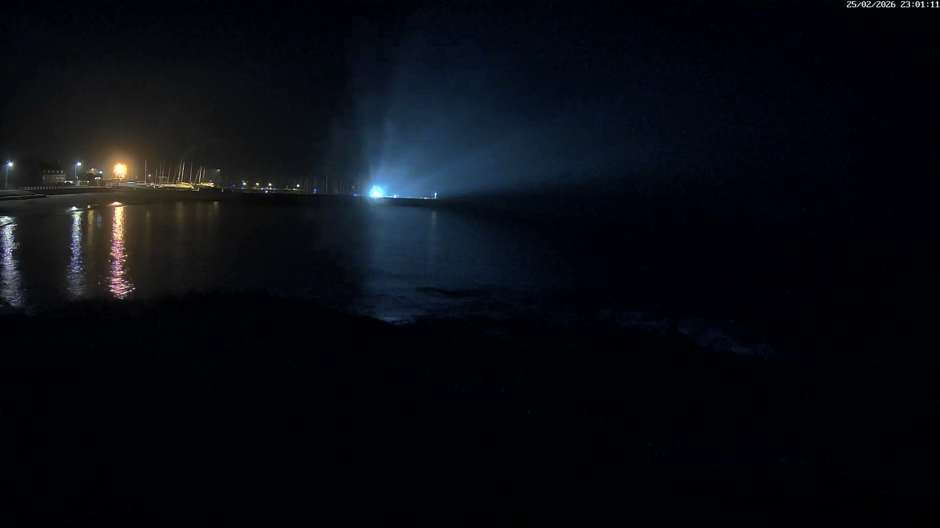 Quiberon, ASNQ & Plage du Porigo Beach Live Cam - Lorient, Morbihan, Bretagne, France