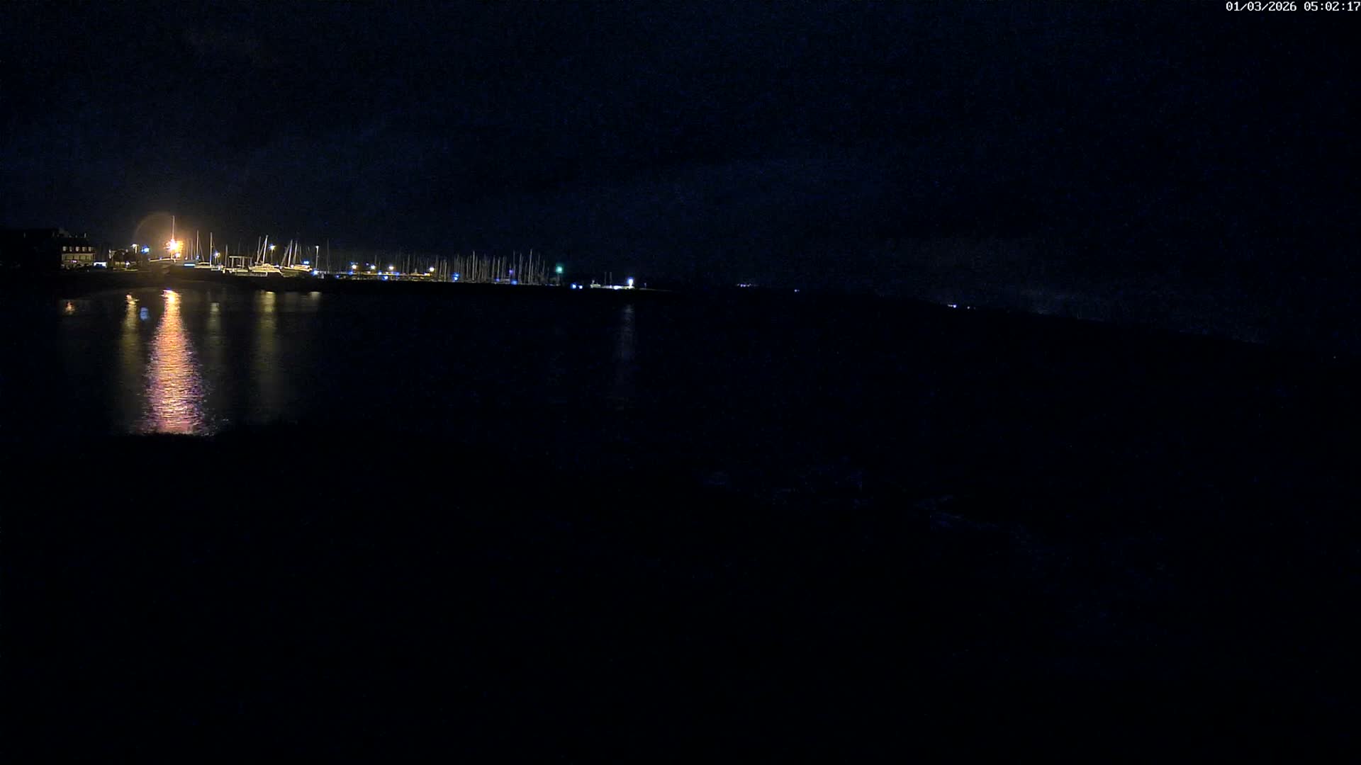 Quiberon, ASNQ & Plage du Porigo Beach Live Cam - Lorient, Morbihan, Bretagne, France
