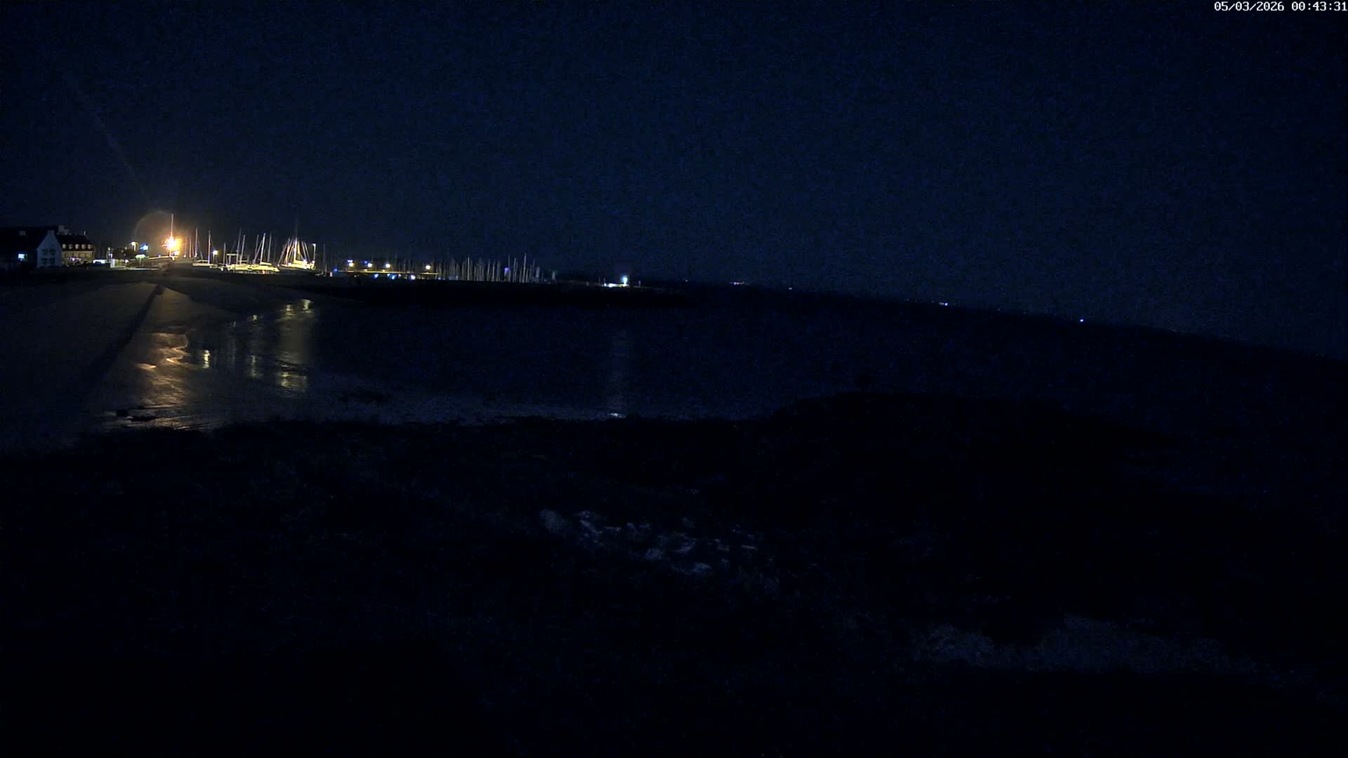 Quiberon, ASNQ & Plage du Porigo Beach Live Cam - Lorient, Morbihan, Bretagne, France
