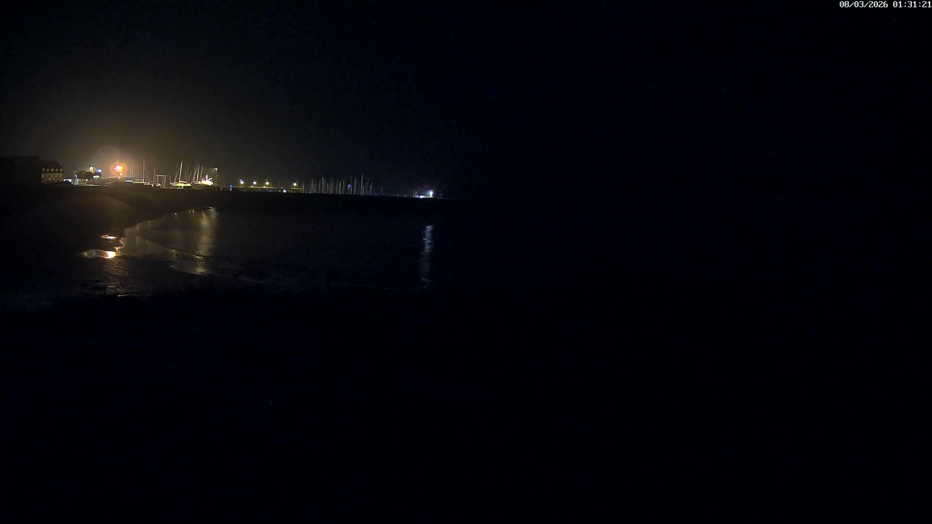 Quiberon, ASNQ & Plage du Porigo Beach Live Cam - Lorient, Morbihan, Bretagne, France
