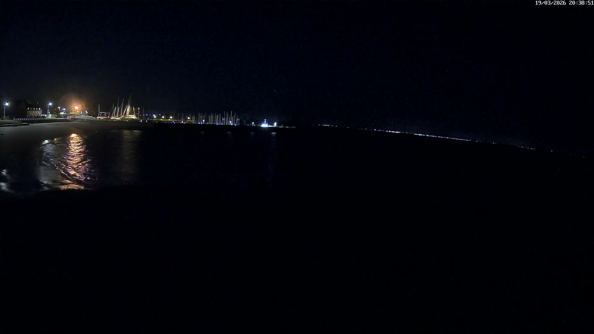 Quiberon, ASNQ & Plage du Porigo Beach Live Cam - Lorient, Morbihan, Bretagne, France