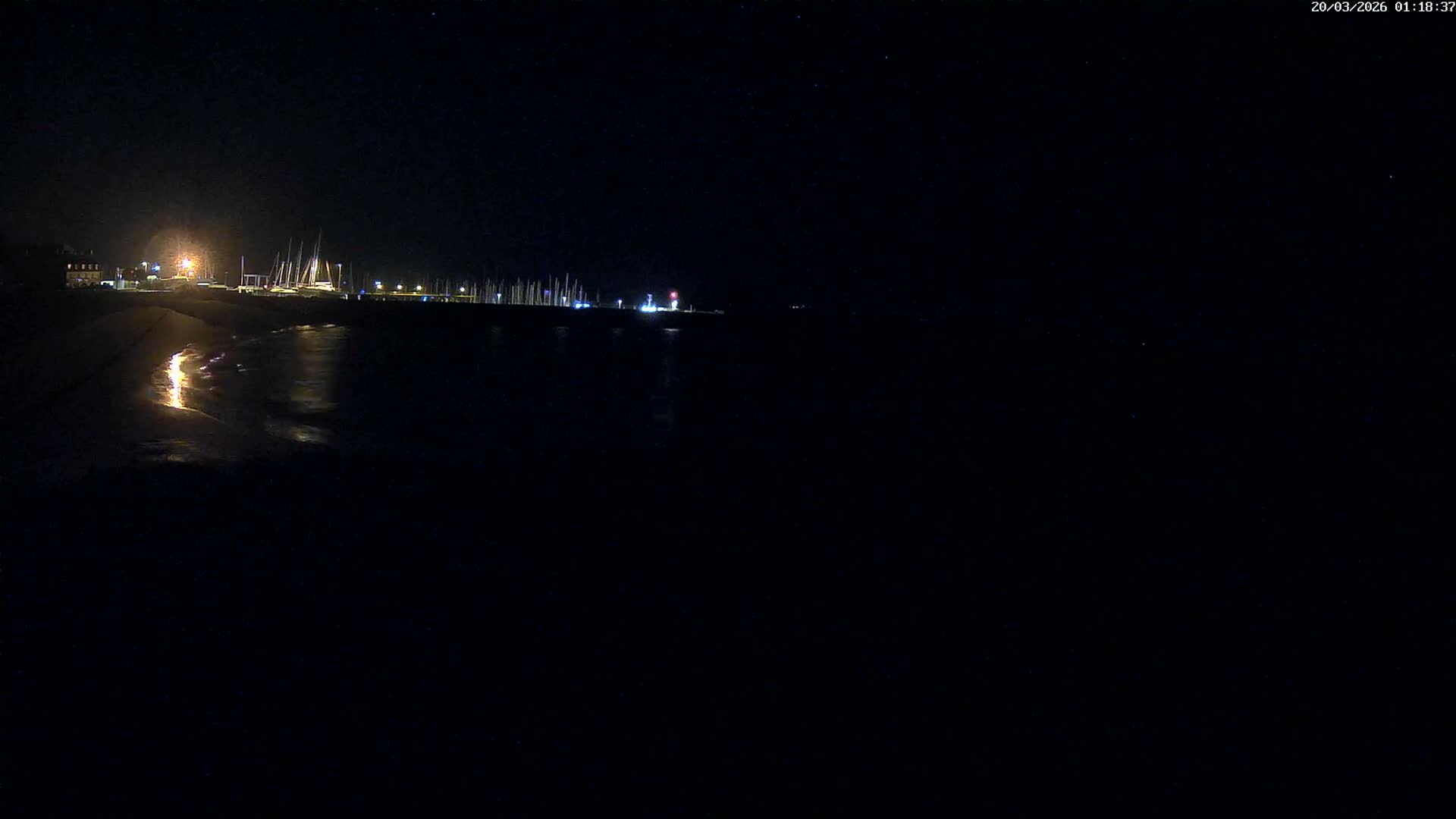 Quiberon, ASNQ & Plage du Porigo Beach Live Cam - Lorient, Morbihan, Bretagne, France