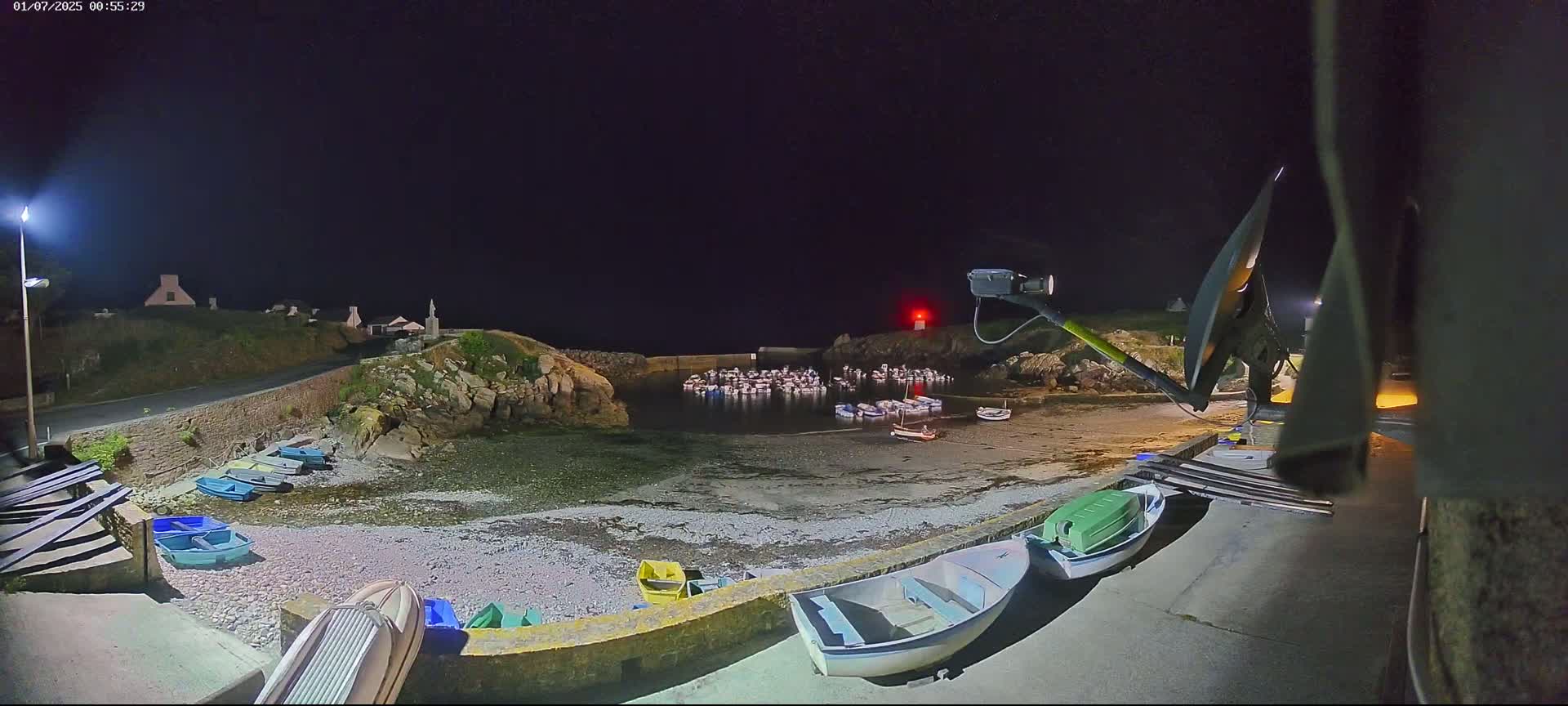 Plouhinec, Pors Poulhan Port Live Cam - Quimper, Finistère, Bretagne, France