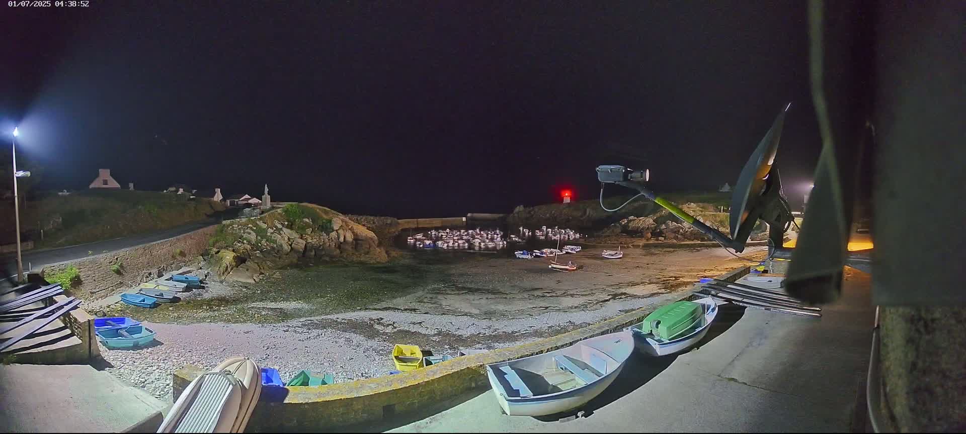 Plouhinec, Pors Poulhan Port Live Cam - Quimper, Finistère, Bretagne, France