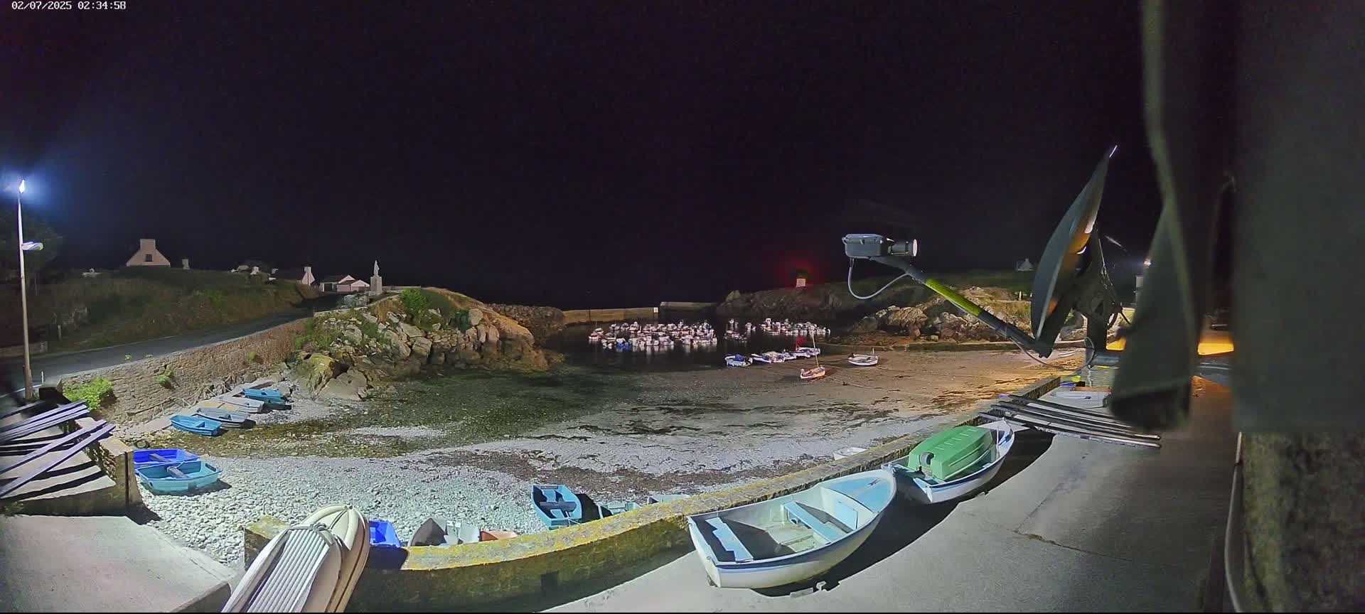 Plouhinec, Pors Poulhan Port Live Cam - Quimper, Finistère, Bretagne, France
