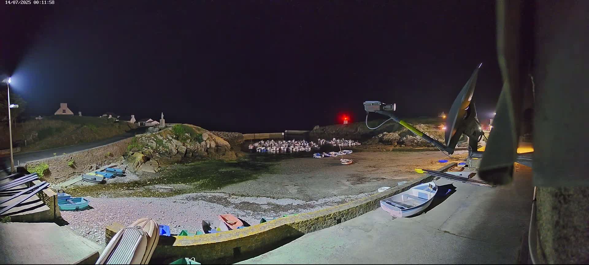 Plouhinec, Pors Poulhan Port Live Cam - Quimper, Finistère, Bretagne, France