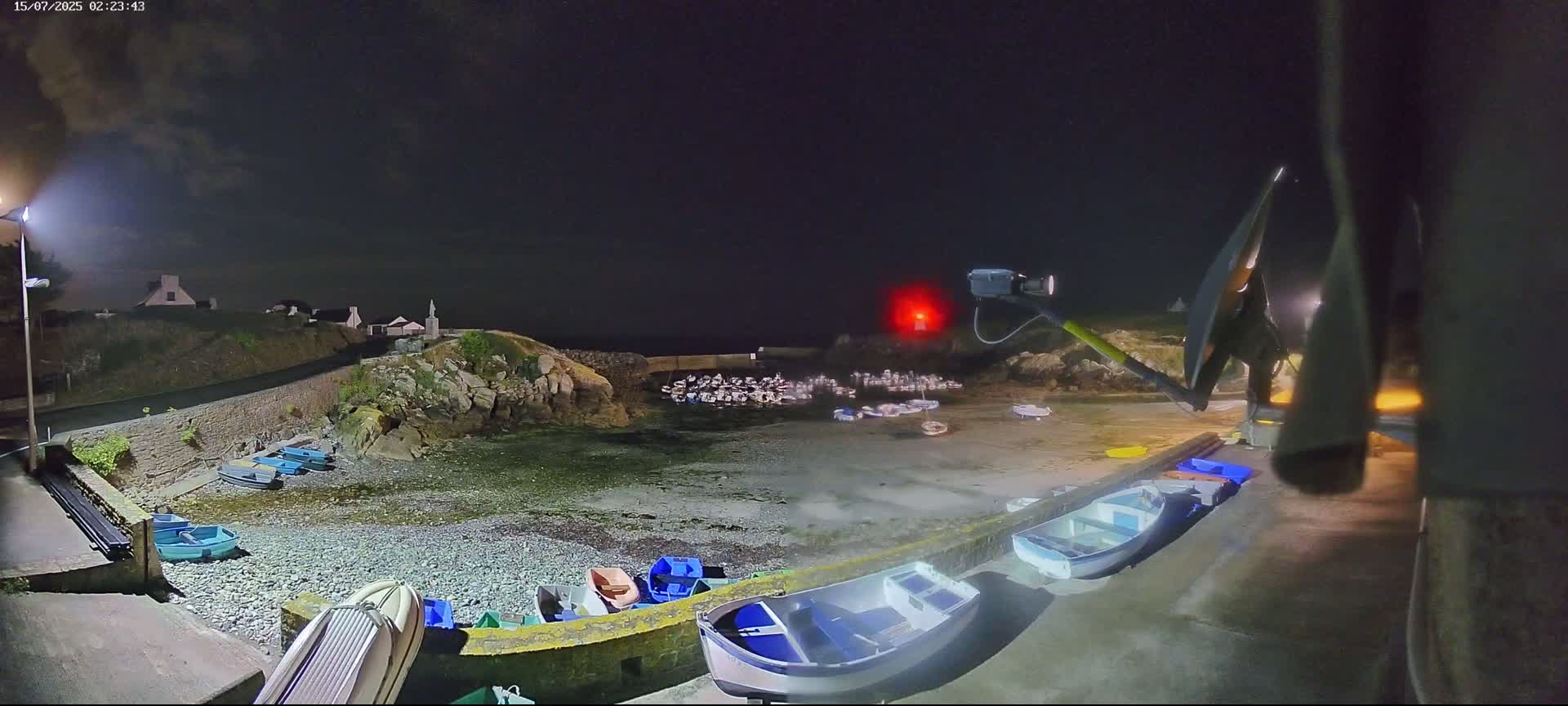 Plouhinec, Pors Poulhan Port Live Cam - Quimper, Finistère, Bretagne, France