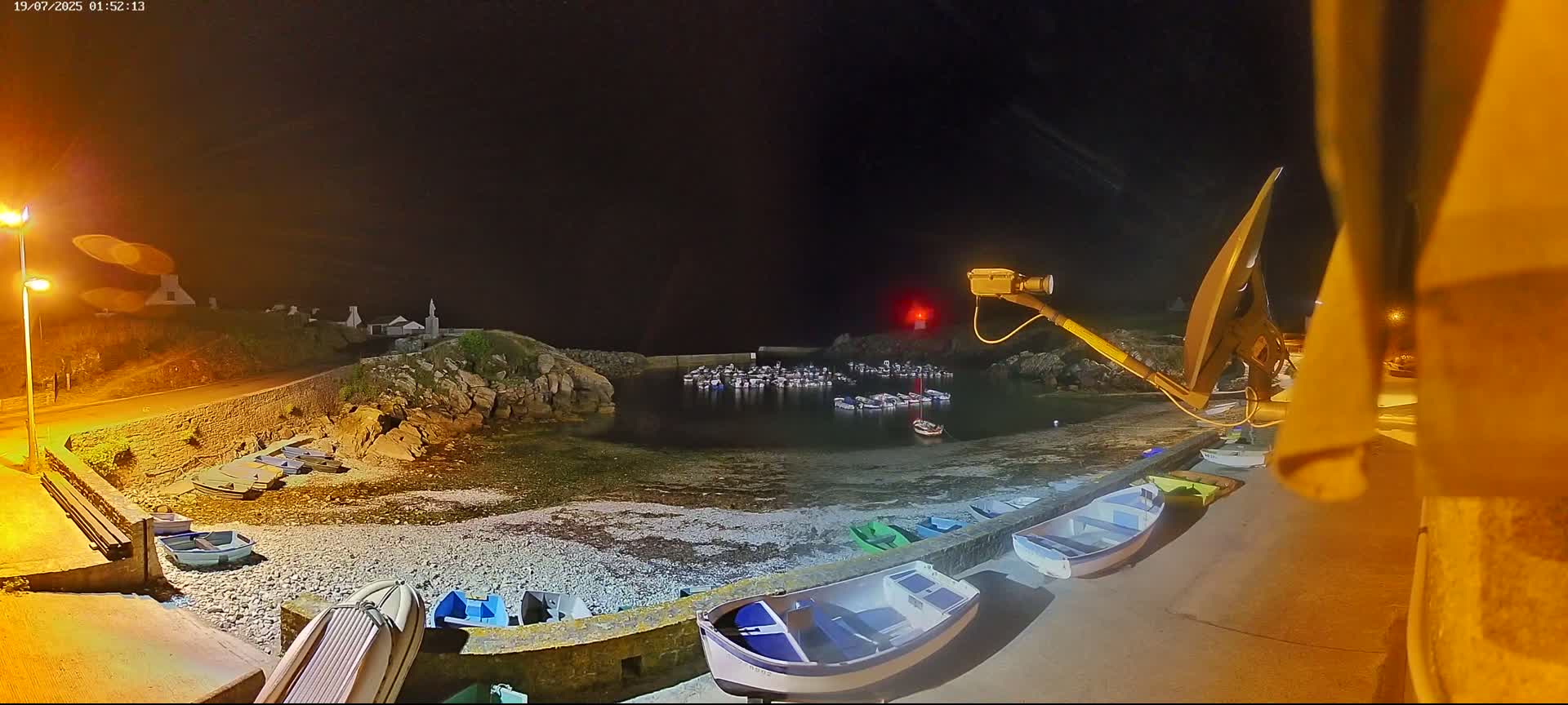 Plouhinec, Pors Poulhan Port Live Cam - Quimper, Finistère, Bretagne, France