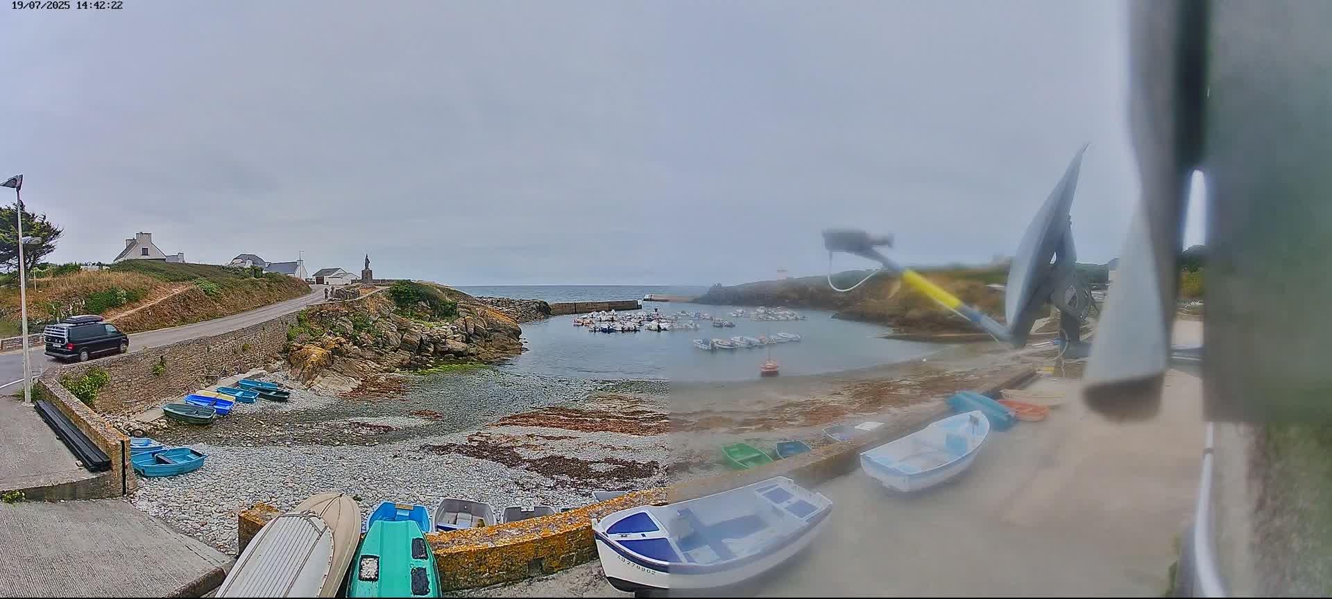 Plouhinec, Pors Poulhan Port Live Cam - Quimper, Finistère, Bretagne, France