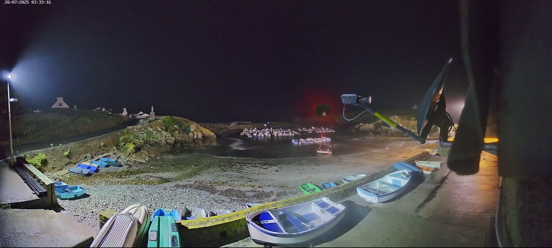 Plouhinec, Pors Poulhan Port Live Cam - Quimper, Finistère, Bretagne, France