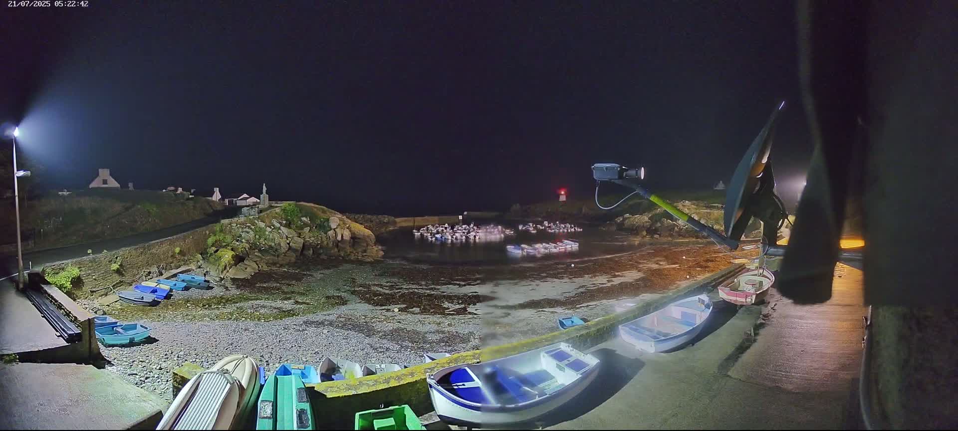 Plouhinec, Pors Poulhan Port Live Cam - Quimper, Finistère, Bretagne, France