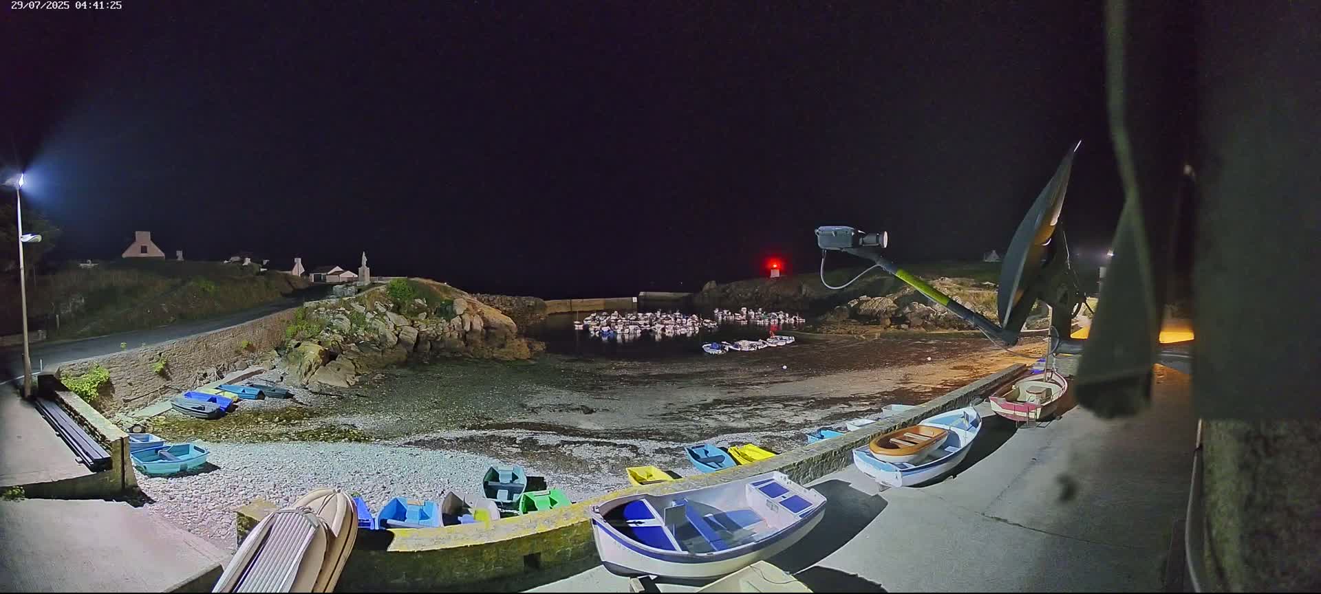 Plouhinec, Pors Poulhan Port Live Cam - Quimper, Finistère, Bretagne, France