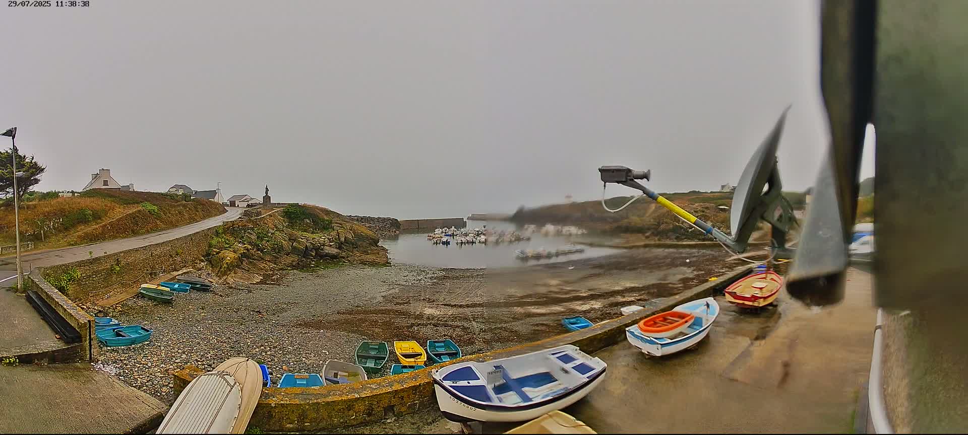 Plouhinec, Pors Poulhan Port Live Cam - Quimper, Finistère, Bretagne, France