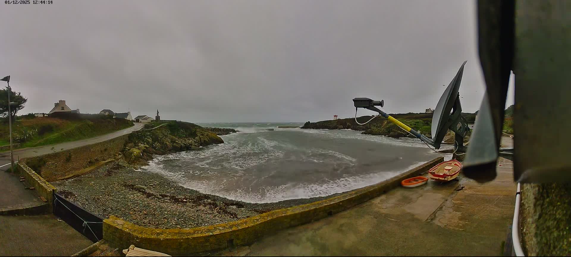 Plouhinec, Pors Poulhan Port Live Cam - Quimper, Finistère, Bretagne, France