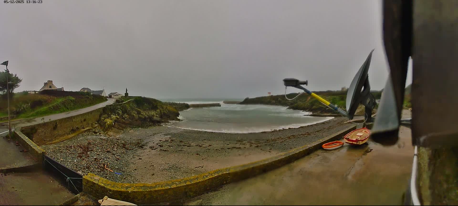 Plouhinec, Pors Poulhan Port Live Cam - Quimper, Finistère, Bretagne, France