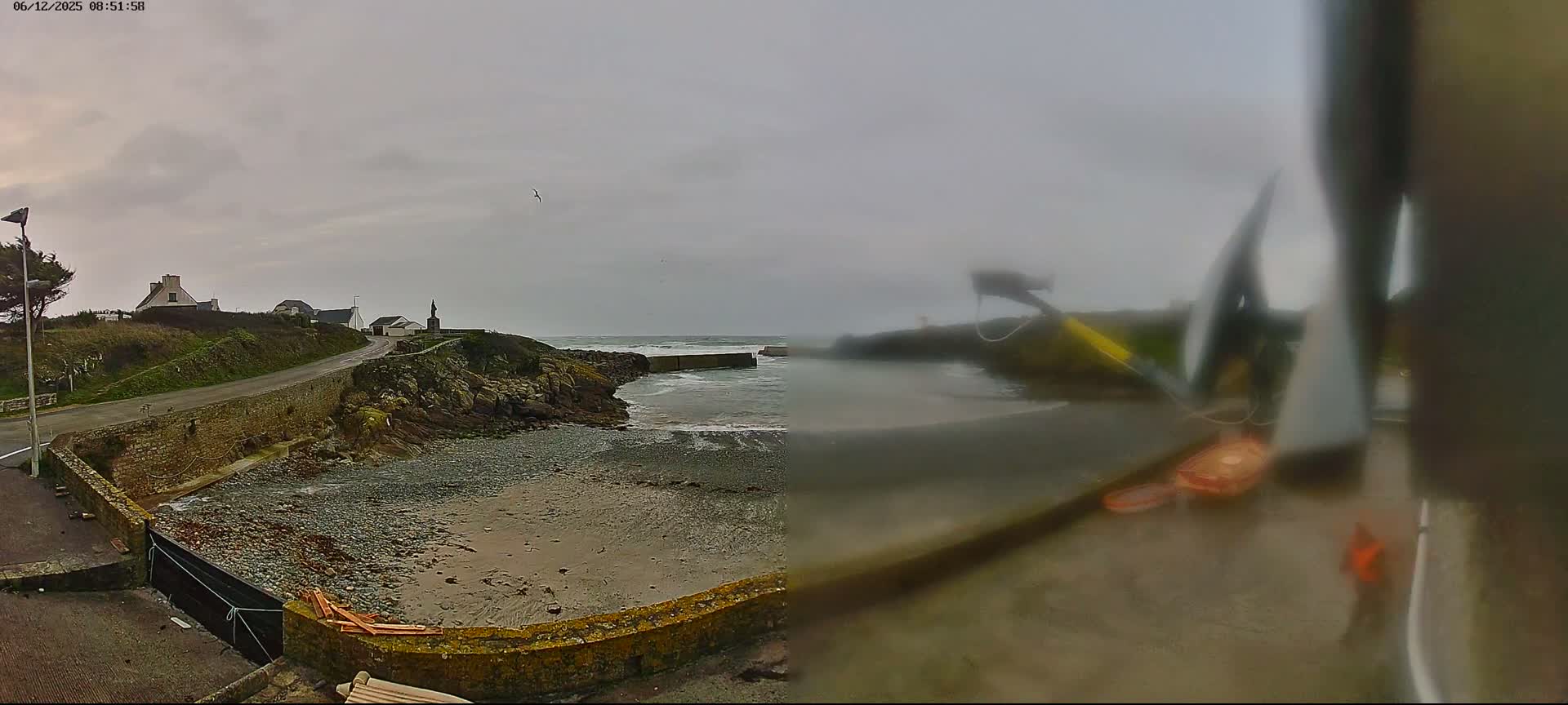 Plouhinec, Pors Poulhan Port Live Cam - Quimper, Finistère, Bretagne, France