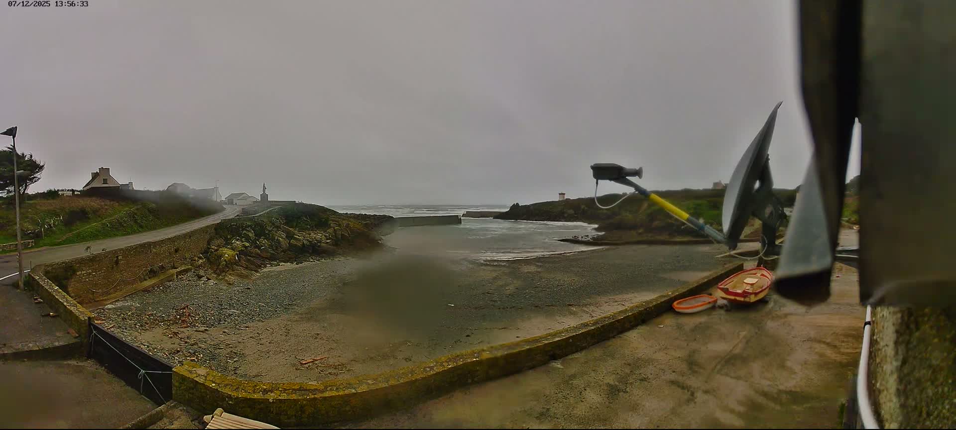 Plouhinec, Pors Poulhan Port Live Cam - Quimper, Finistère, Bretagne, France