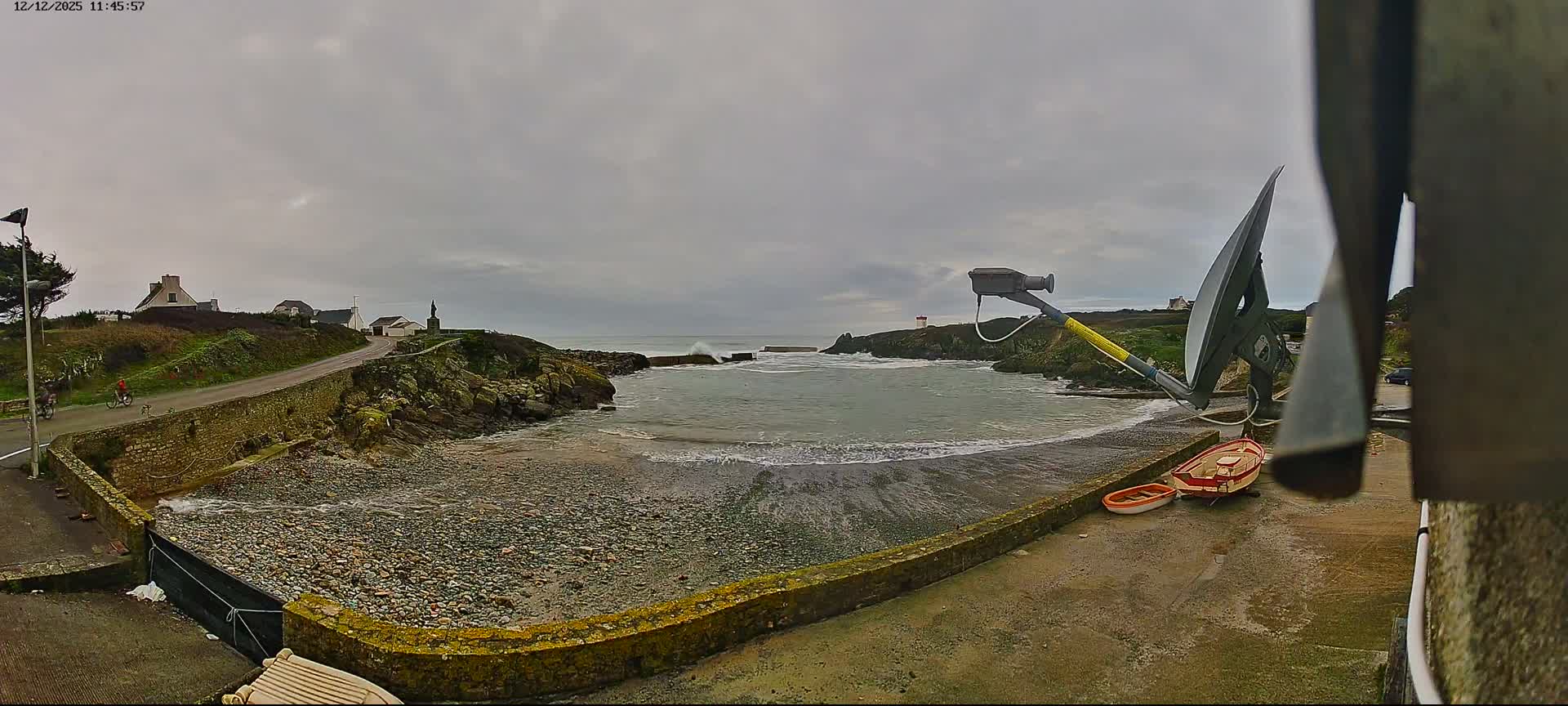 Plouhinec, Pors Poulhan Port Live Cam - Quimper, Finistère, Bretagne, France