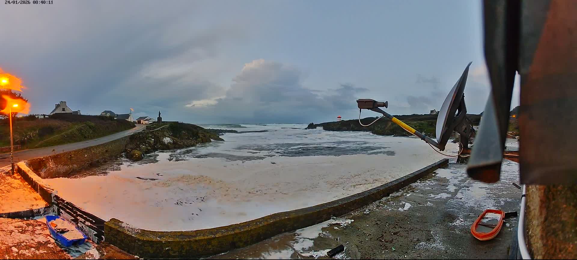 Plouhinec, Pors Poulhan Port Live Cam - Quimper, Finistère, Bretagne, France