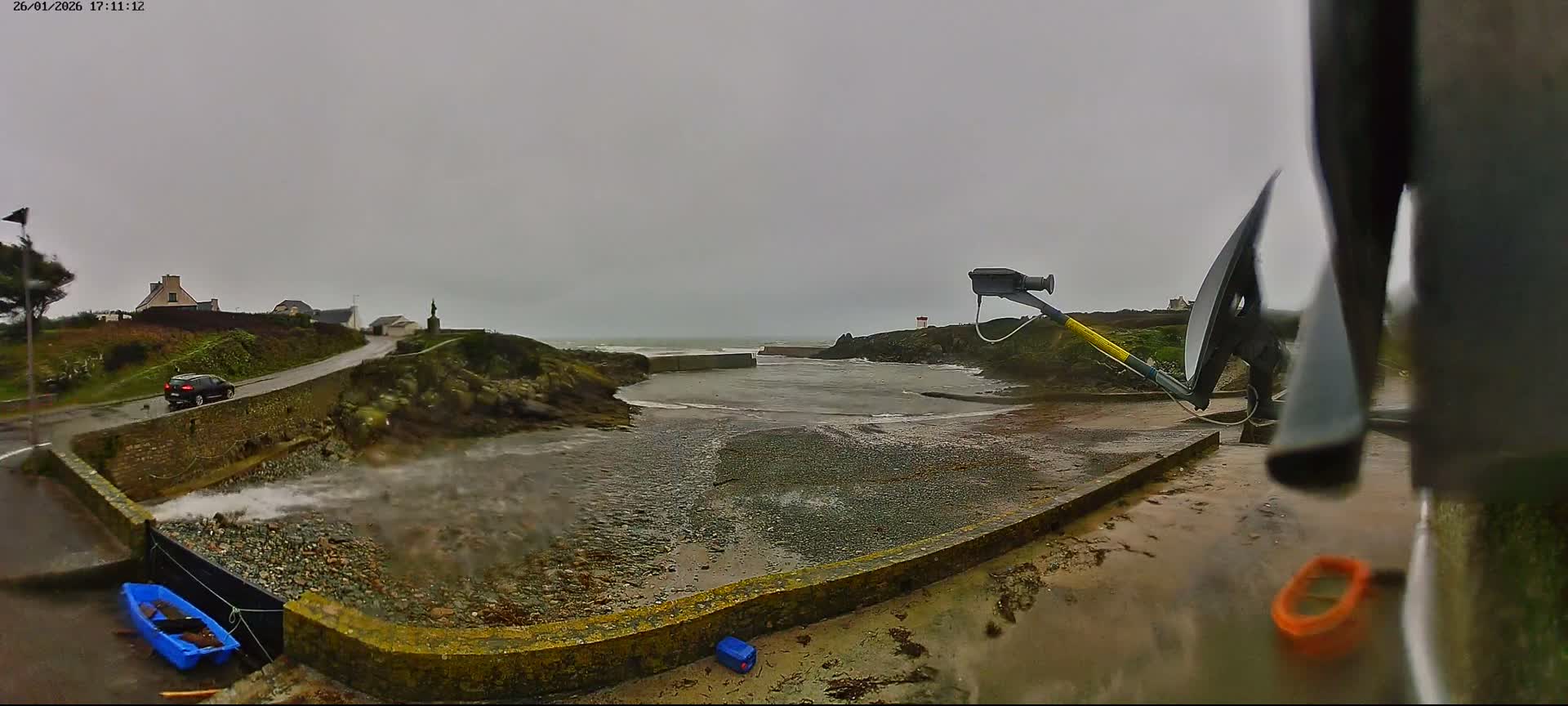 Plouhinec, Pors Poulhan Port Live Cam - Quimper, Finistère, Bretagne, France