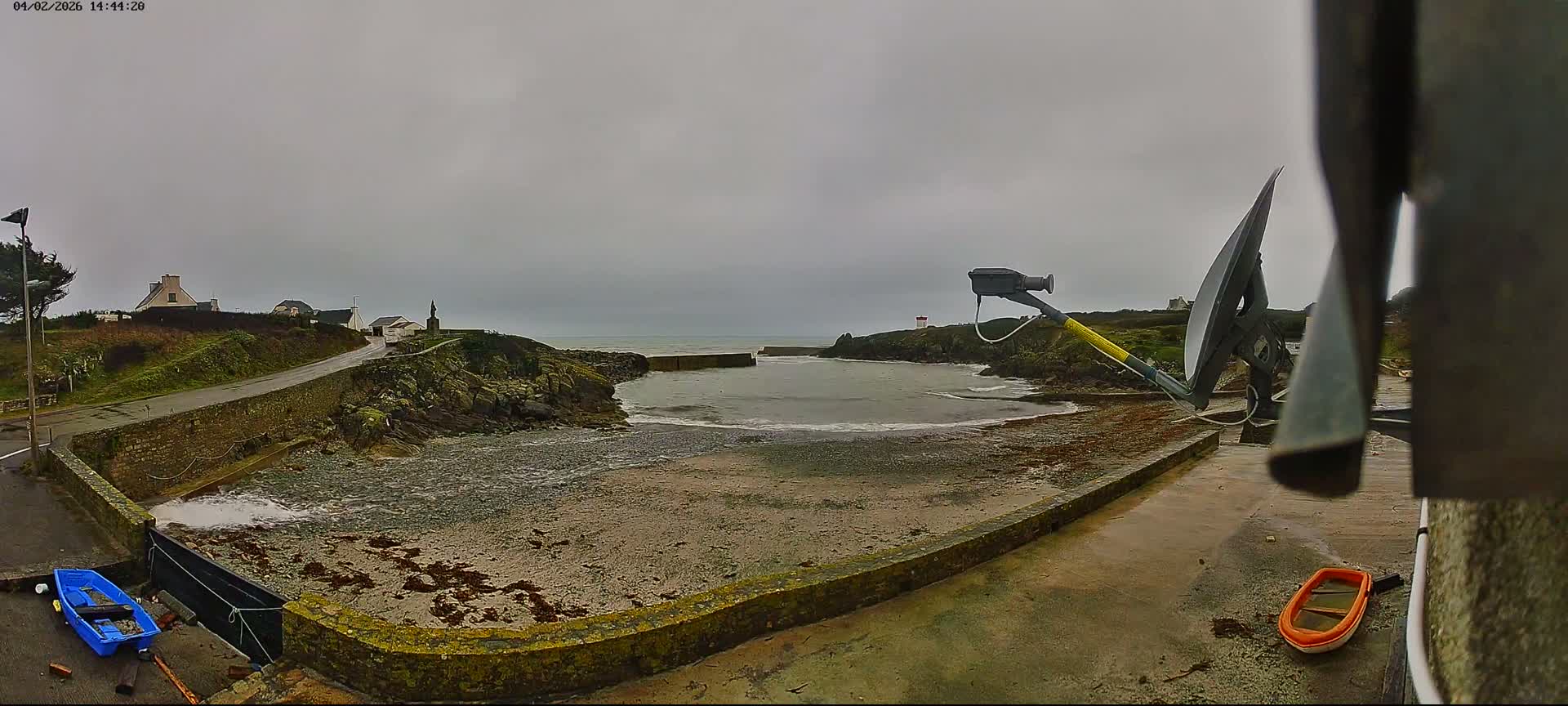 Plouhinec, Pors Poulhan Port Live Cam - Quimper, Finistère, Bretagne, France
