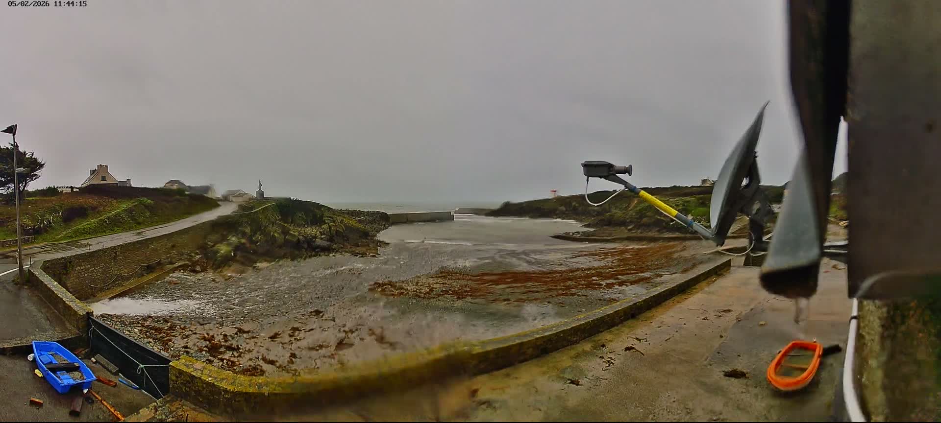 Plouhinec, Pors Poulhan Port Live Cam - Quimper, Finistère, Bretagne, France