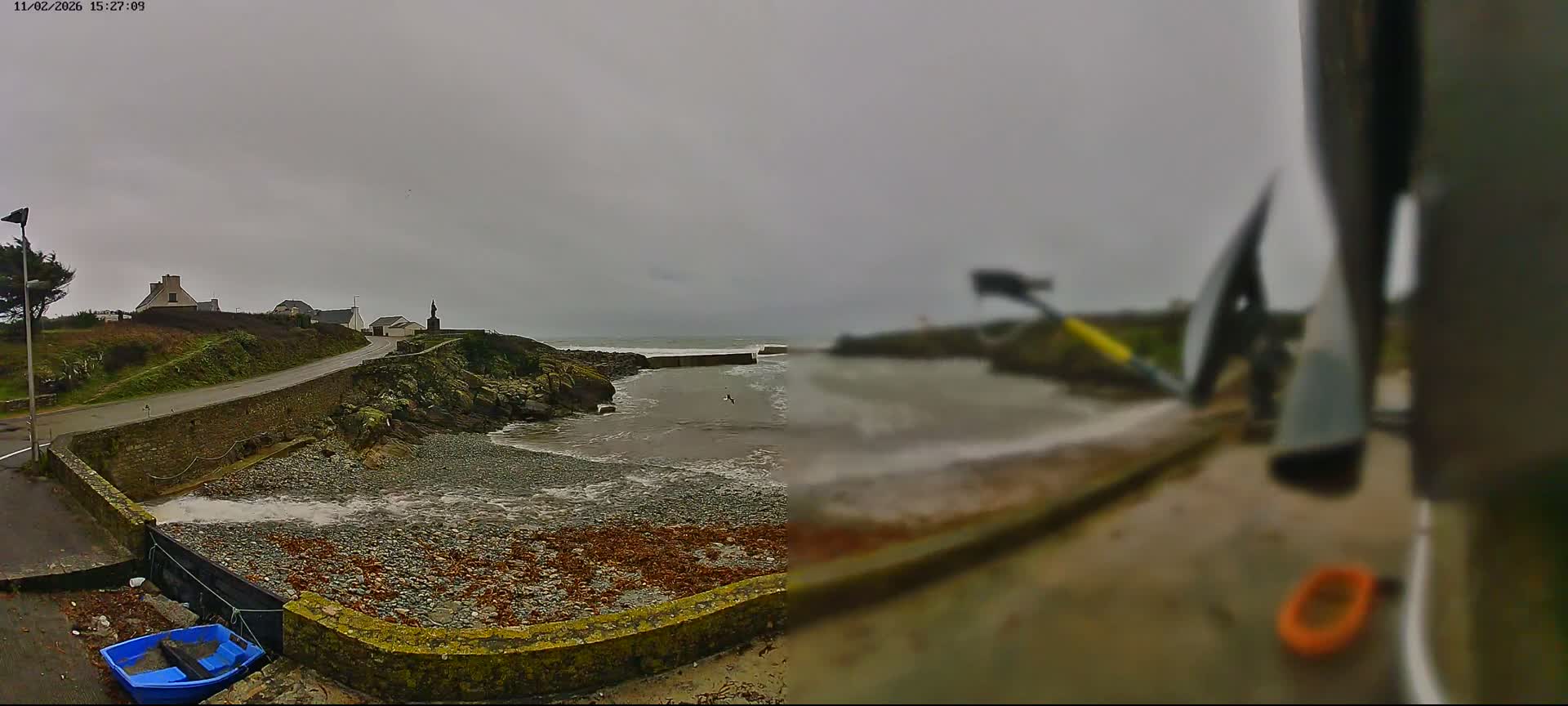 Plouhinec, Pors Poulhan Port Live Cam - Quimper, Finistère, Bretagne, France