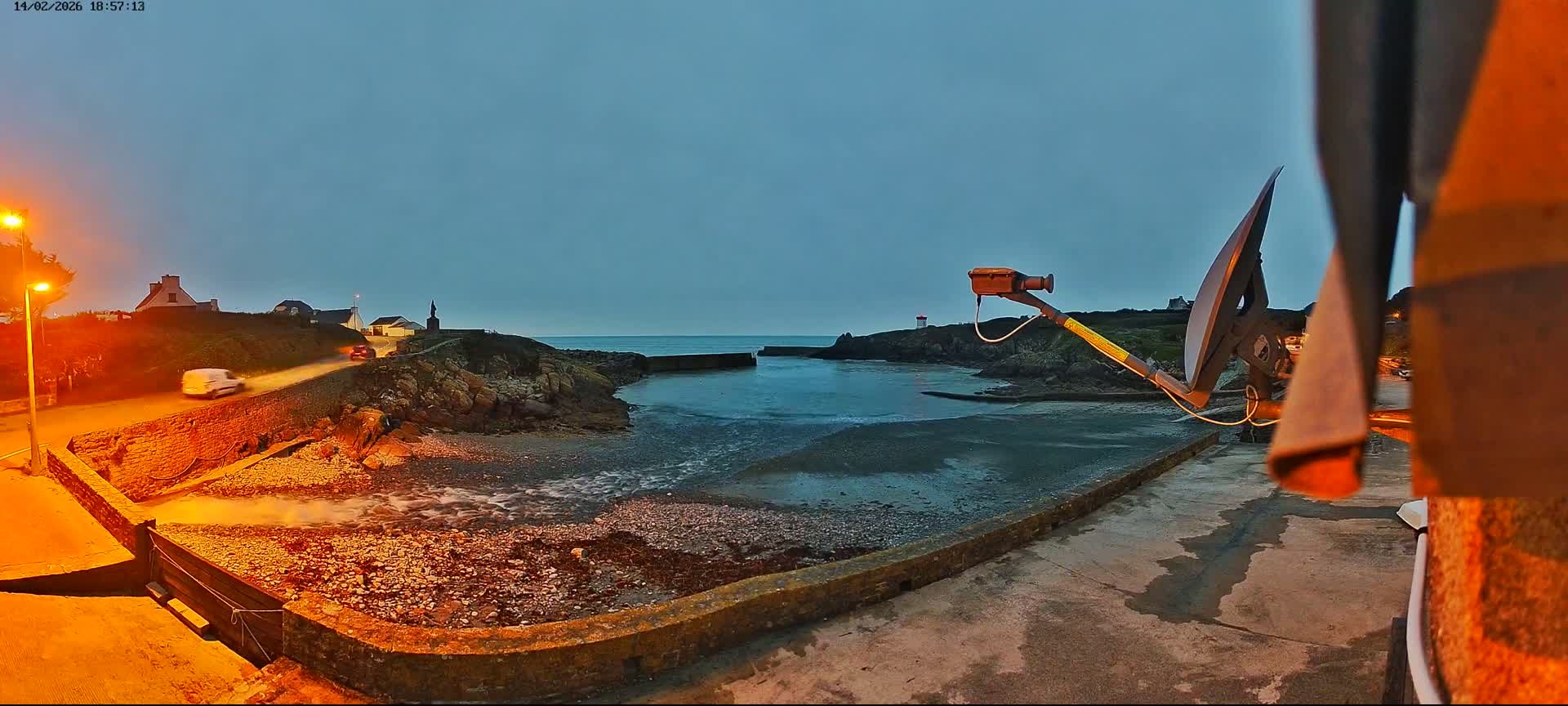 Plouhinec, Pors Poulhan Port Live Cam - Quimper, Finistère, Bretagne, France