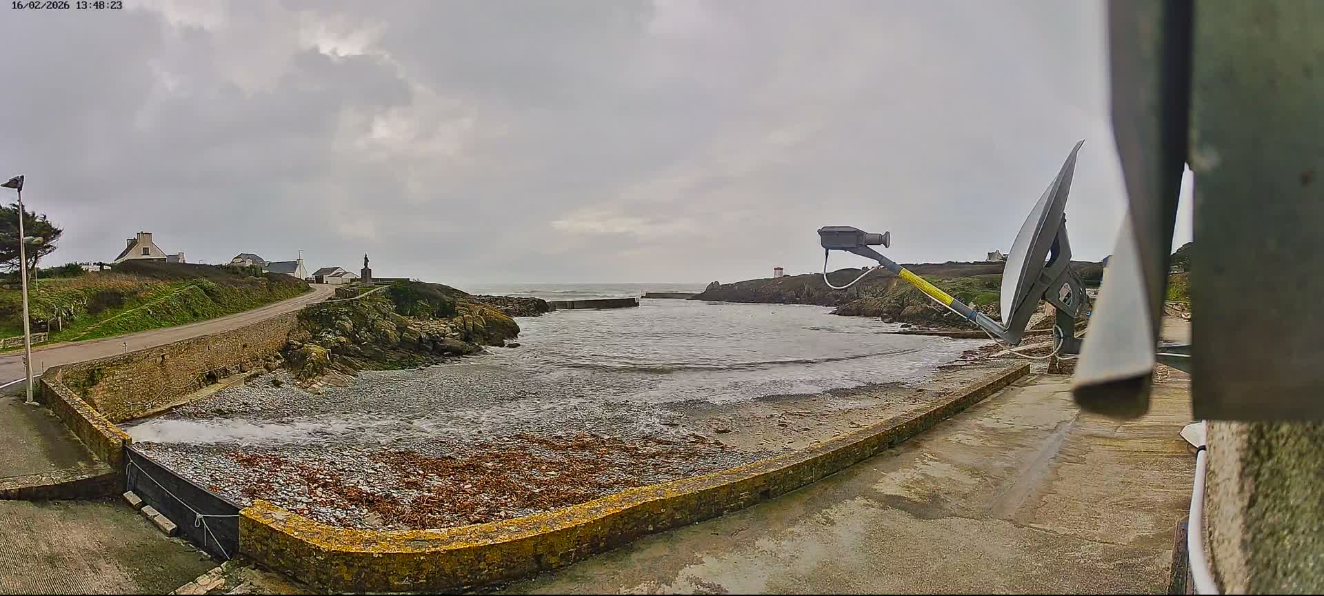 Plouhinec, Pors Poulhan Port Live Cam - Quimper, Finistère, Bretagne, France