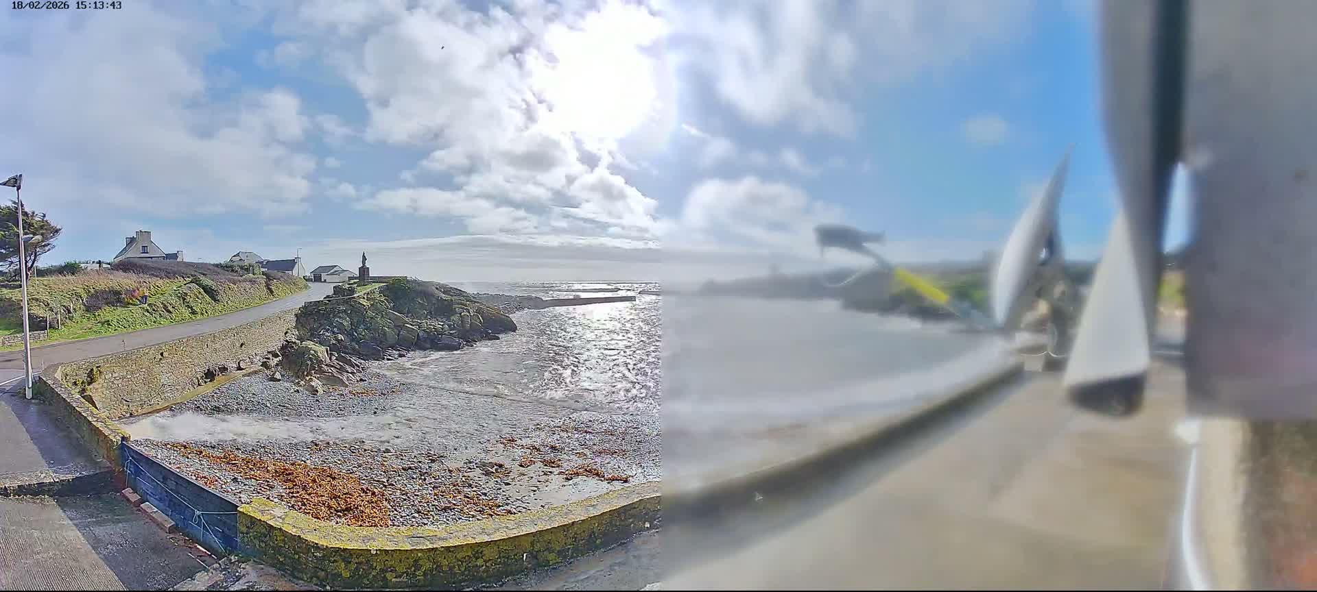Plouhinec, Pors Poulhan Port Live Cam - Quimper, Finistère, Bretagne, France