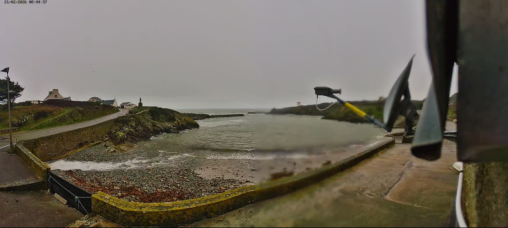 Plouhinec, Pors Poulhan Port Live Cam - Quimper, Finistère, Bretagne, France