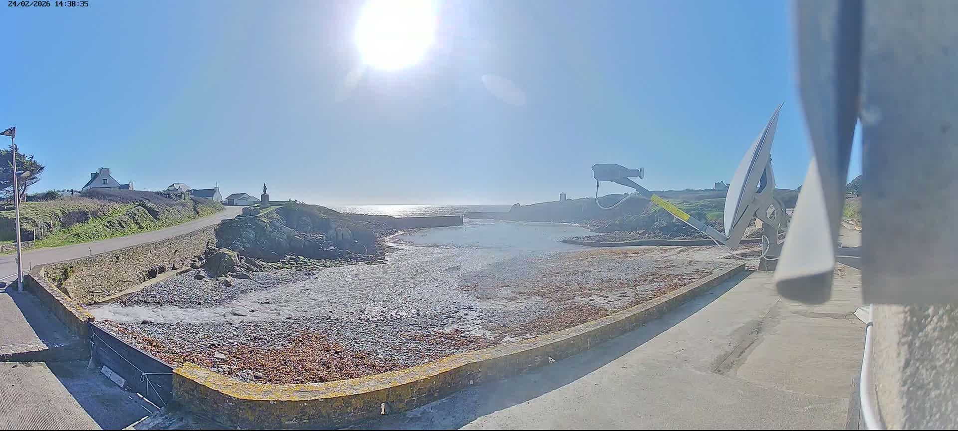 Plouhinec, Pors Poulhan Port Live Cam - Quimper, Finistère, Bretagne, France