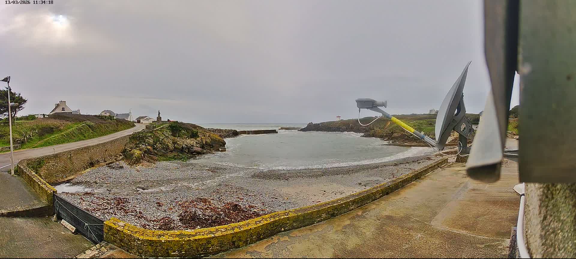 Plouhinec, Pors Poulhan Port Live Cam - Quimper, Finistère, Bretagne, France