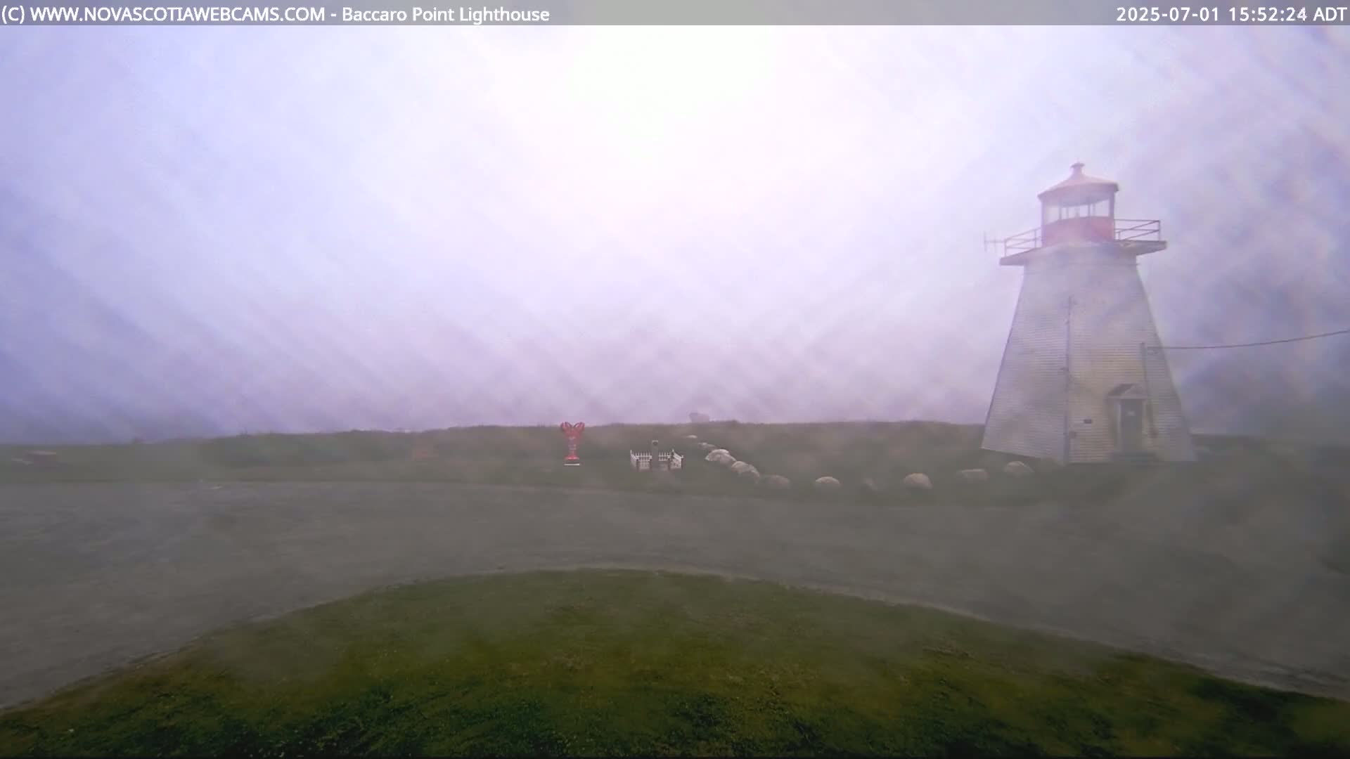 Baccaro Point Lighthouse Live Cam - Barrington, Shelburne, Nova Scotia, Canada
