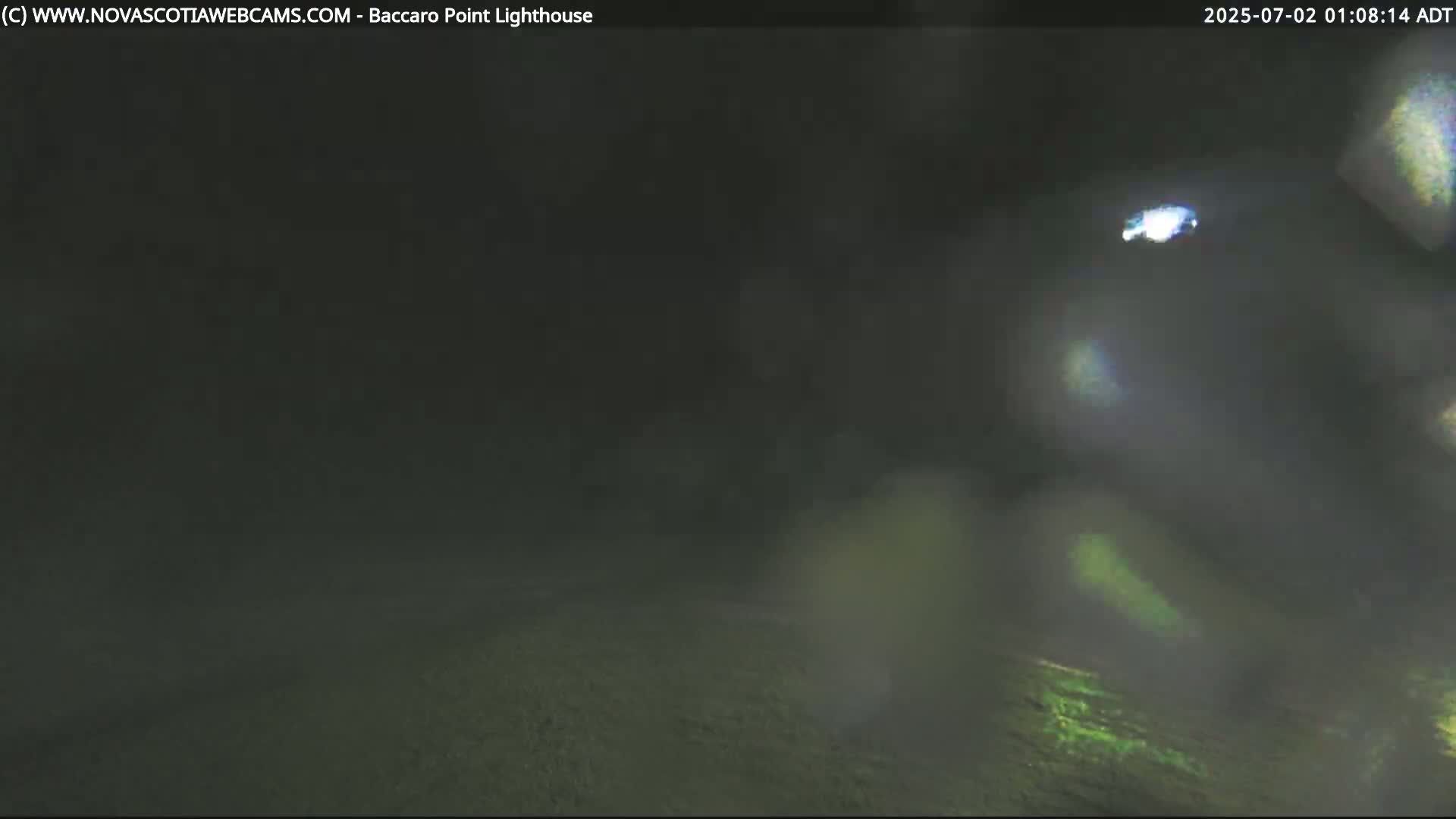 Baccaro Point Lighthouse Live Cam - Barrington, Shelburne, Nova Scotia, Canada