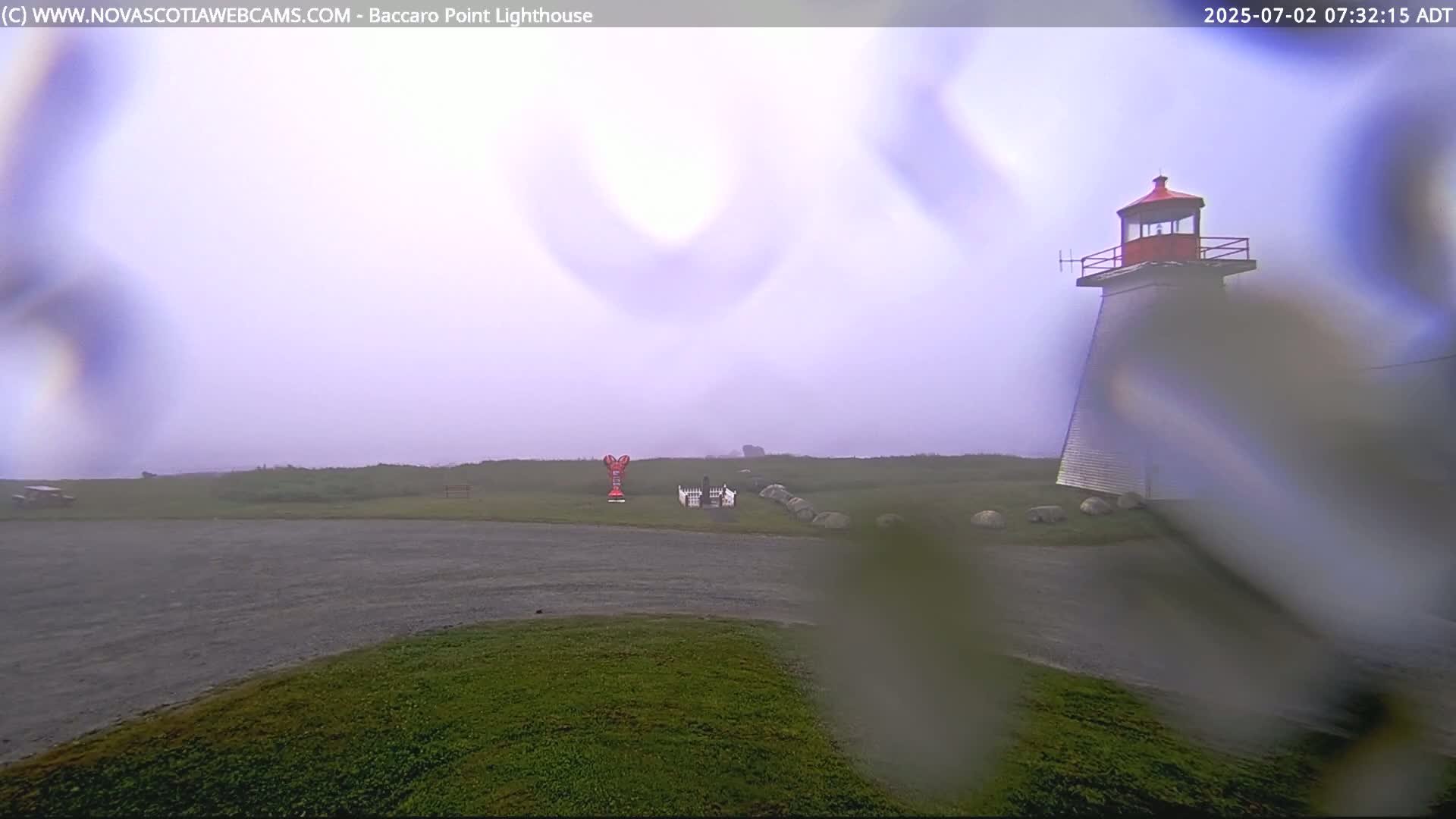 Baccaro Point Lighthouse Live Cam - Barrington, Shelburne, Nova Scotia, Canada