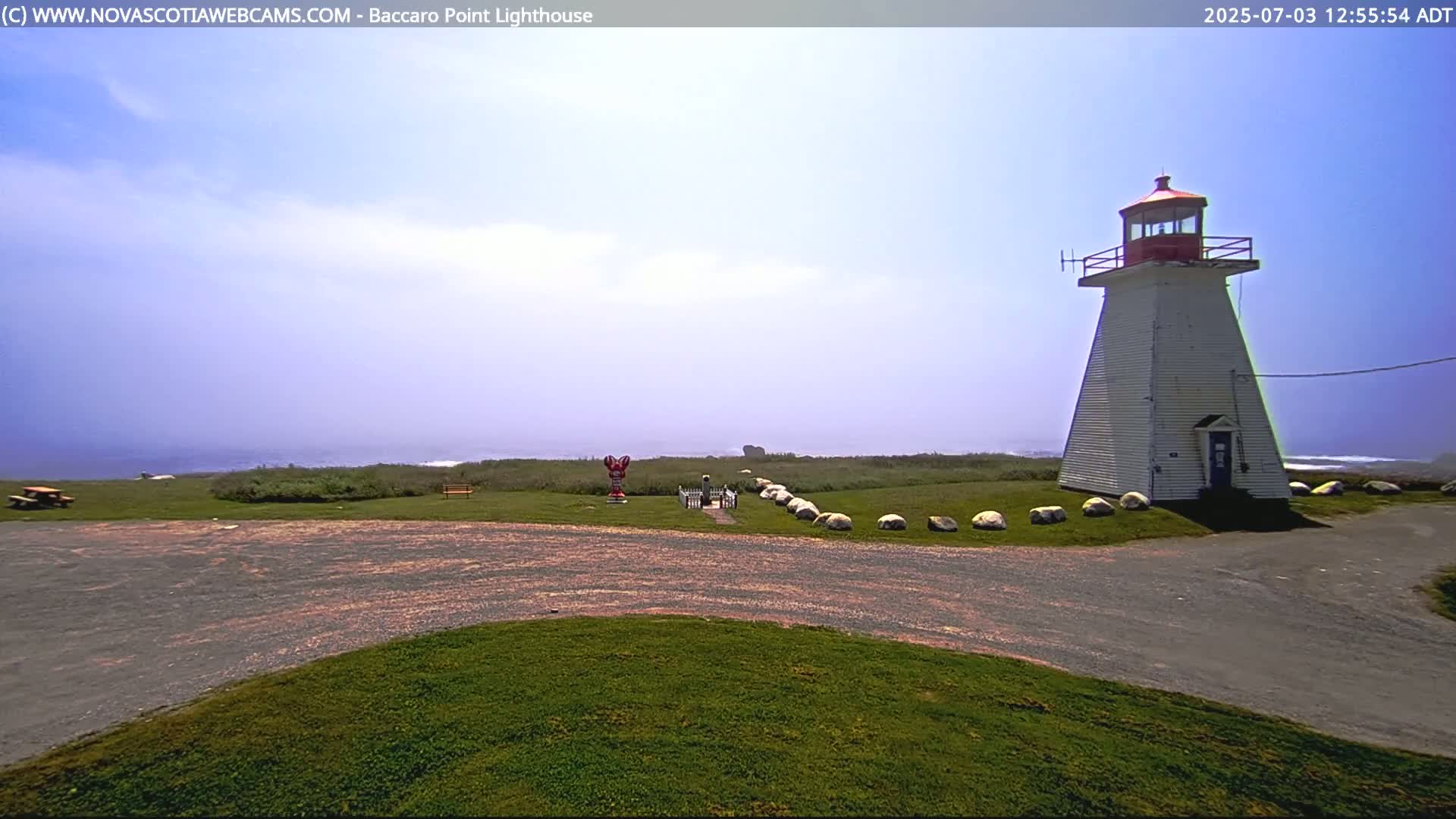 Baccaro Point Lighthouse Live Cam - Barrington, Shelburne, Nova Scotia, Canada