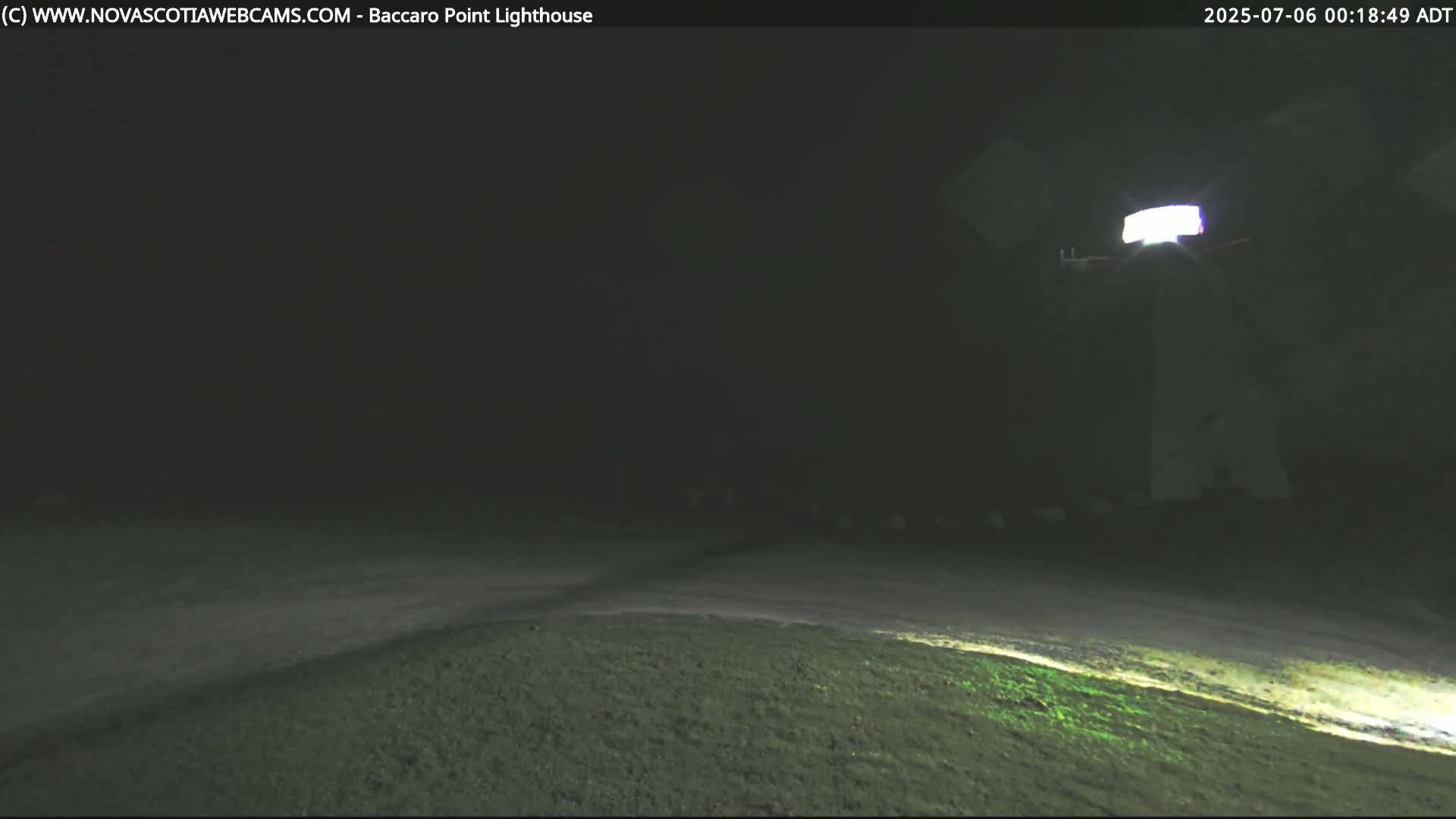Baccaro Point Lighthouse Live Cam - Barrington, Shelburne, Nova Scotia, Canada