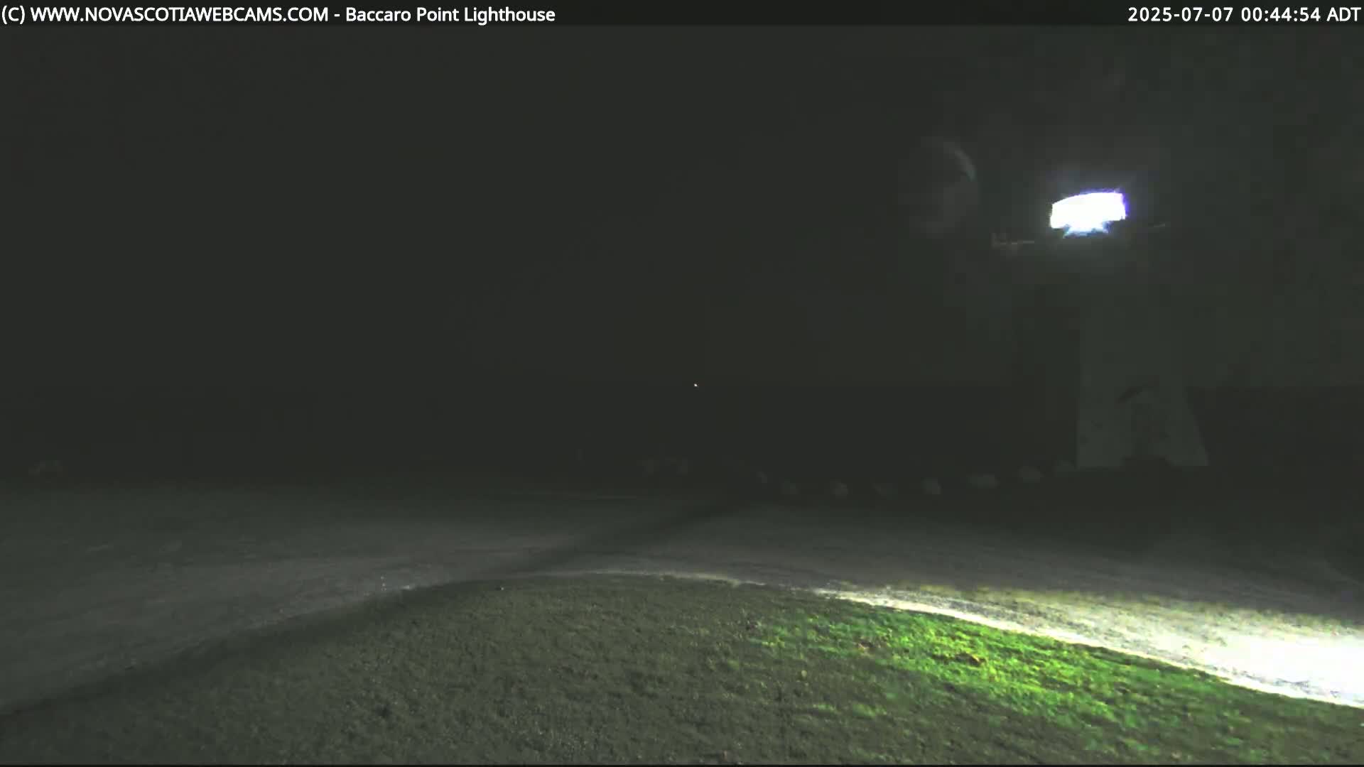 Baccaro Point Lighthouse Live Cam - Barrington, Shelburne, Nova Scotia, Canada