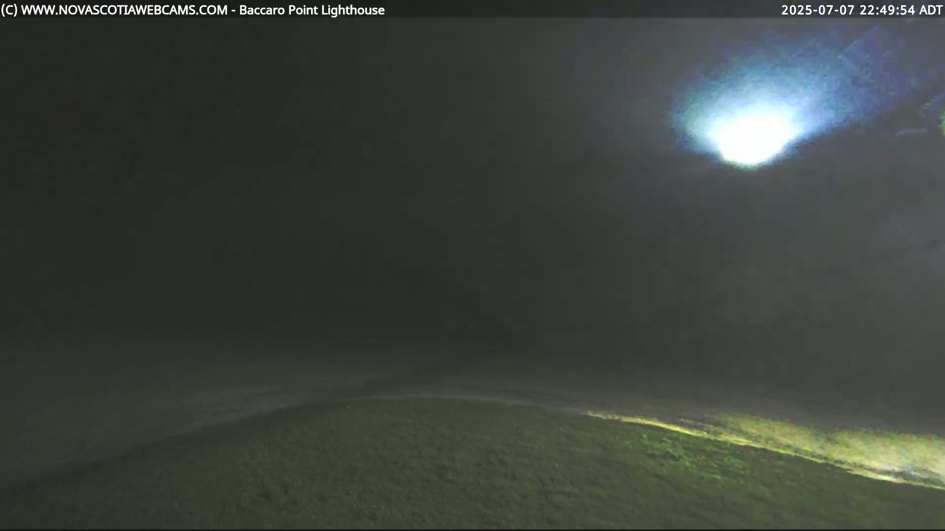 Baccaro Point Lighthouse Live Cam - Barrington, Shelburne, Nova Scotia, Canada