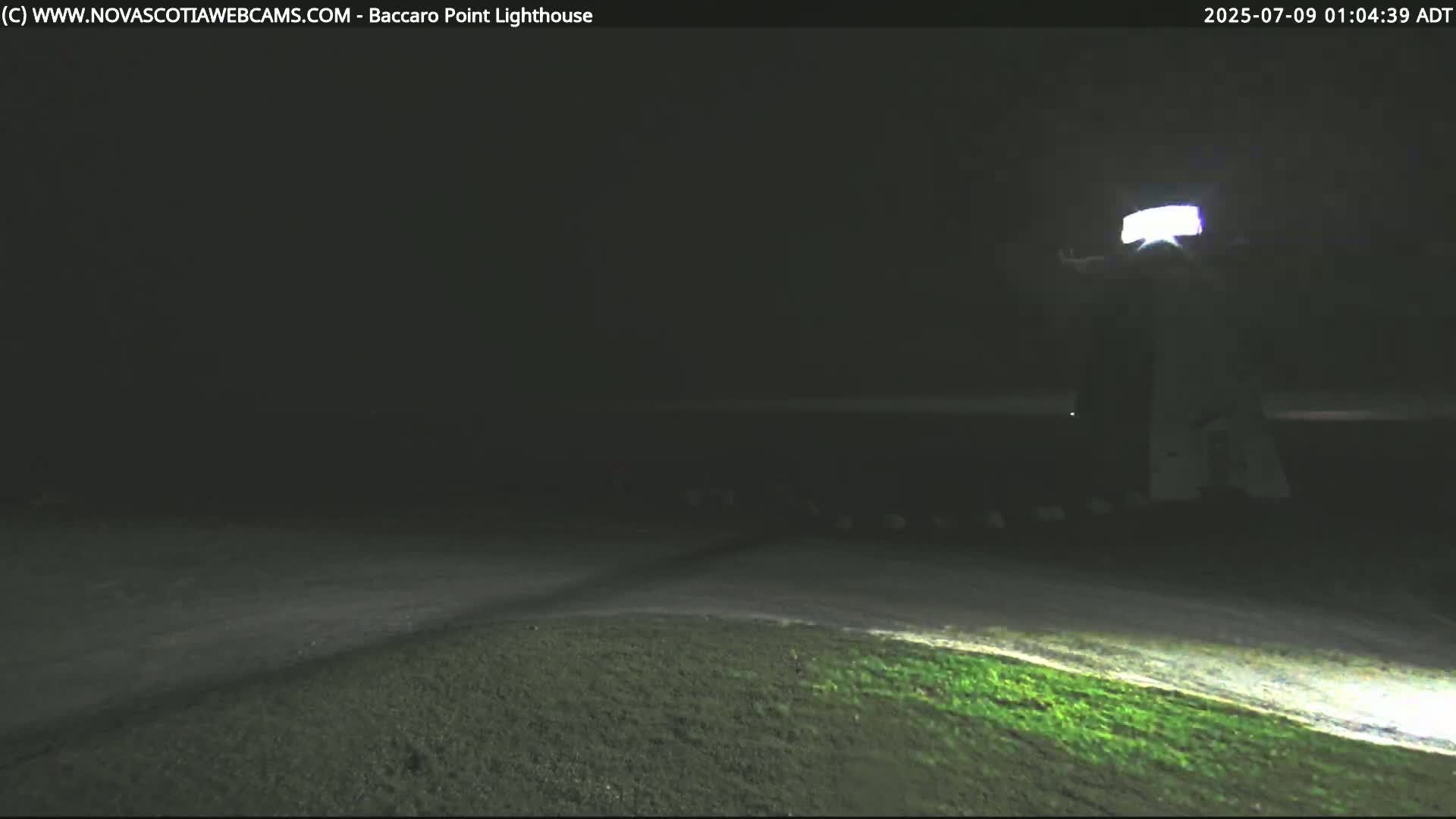 Baccaro Point Lighthouse Live Cam - Barrington, Shelburne, Nova Scotia, Canada