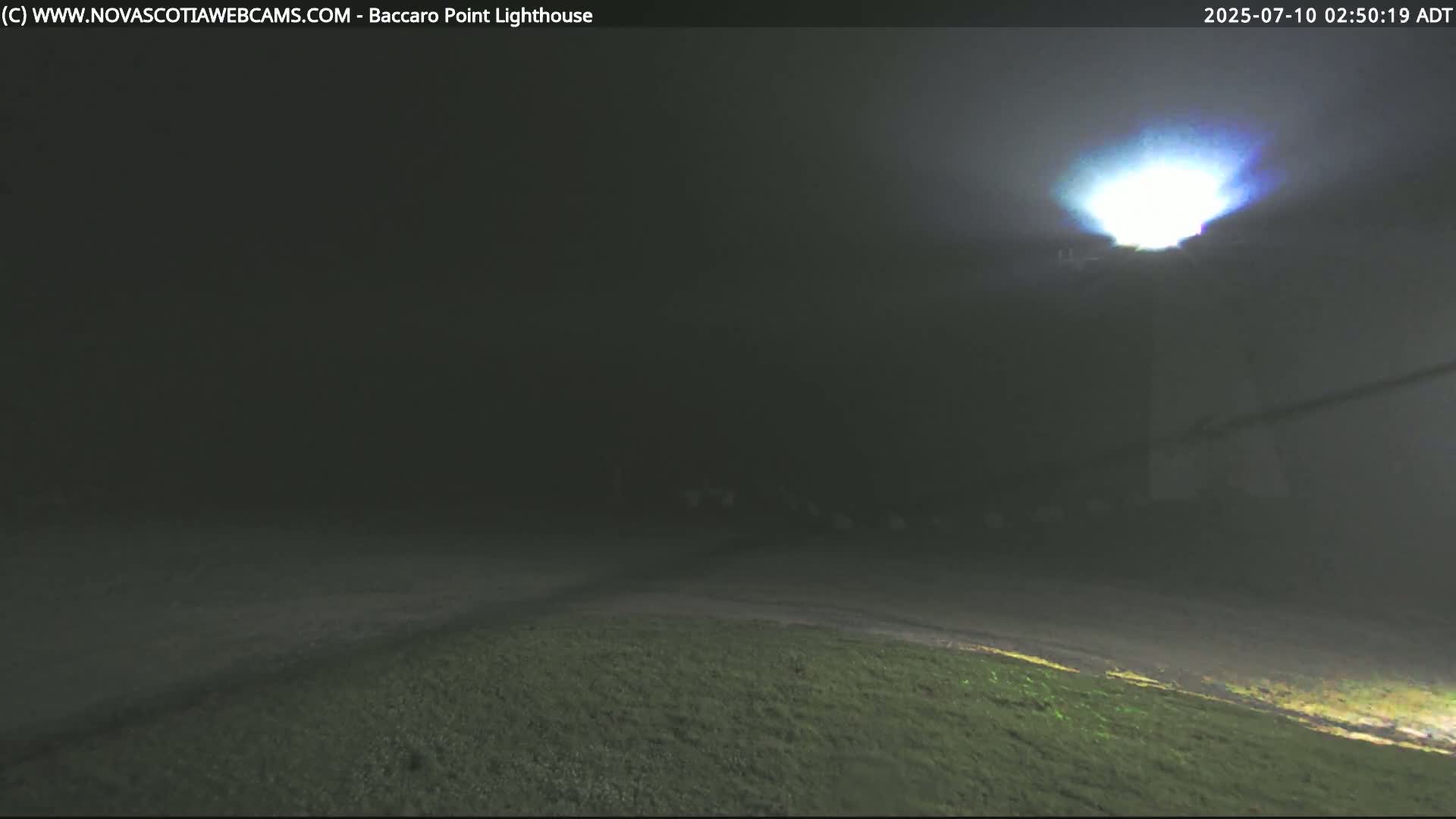 Baccaro Point Lighthouse Live Cam - Barrington, Shelburne, Nova Scotia, Canada