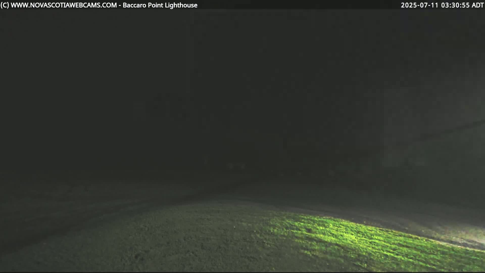 Baccaro Point Lighthouse Live Cam - Barrington, Shelburne, Nova Scotia, Canada