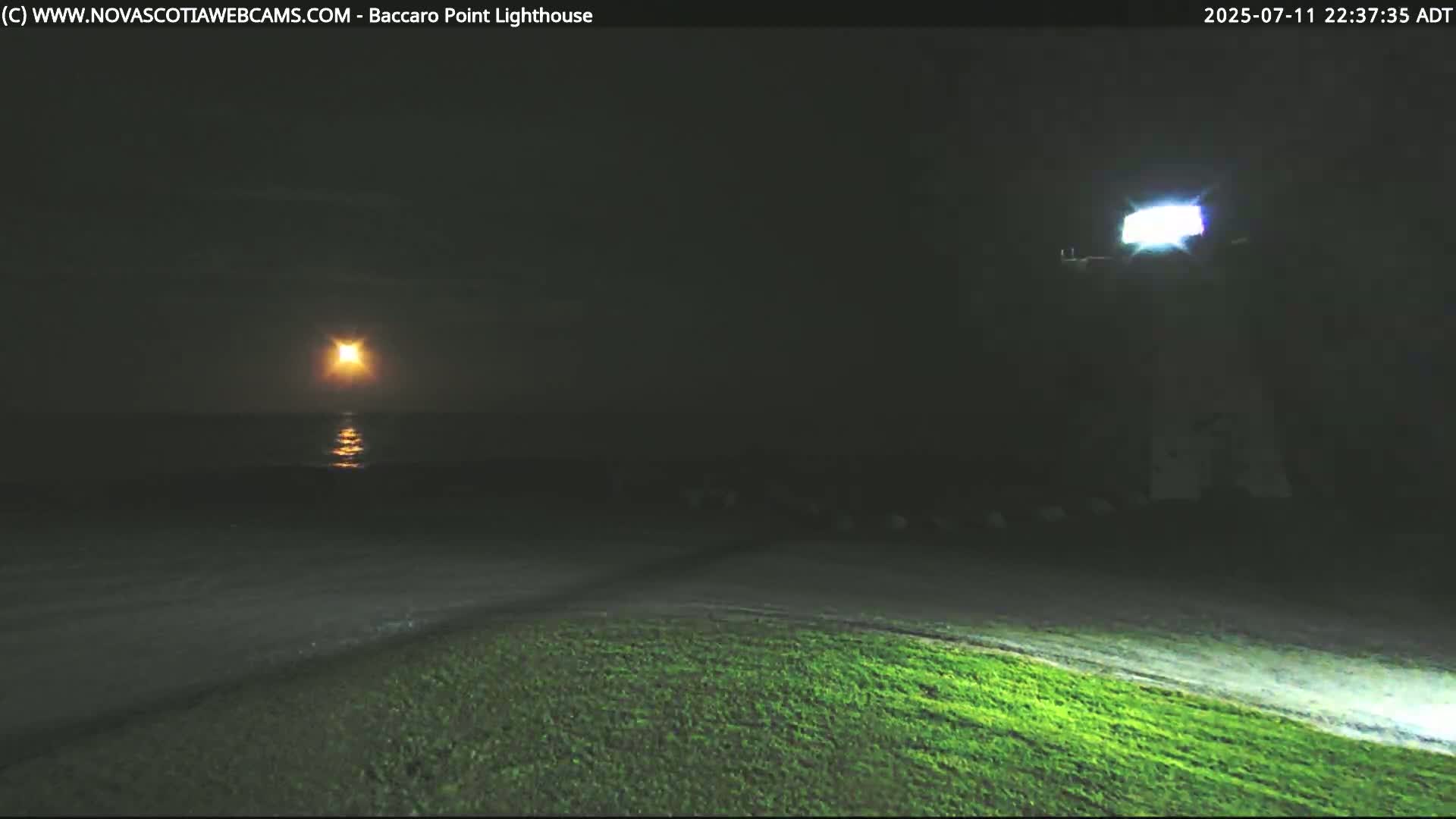 Baccaro Point Lighthouse Live Cam - Barrington, Shelburne, Nova Scotia, Canada