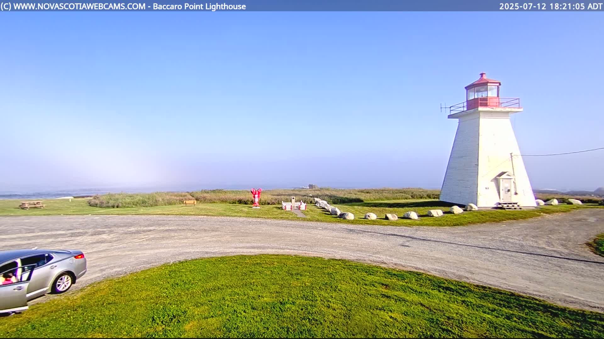 Baccaro Point Lighthouse Live Cam - Barrington, Shelburne, Nova Scotia, Canada