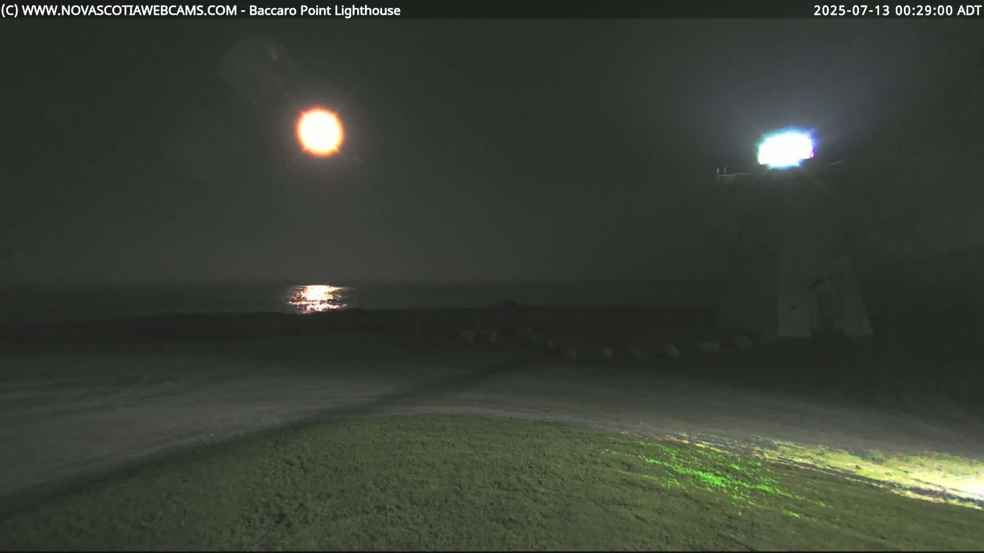 Baccaro Point Lighthouse Live Cam - Barrington, Shelburne, Nova Scotia, Canada