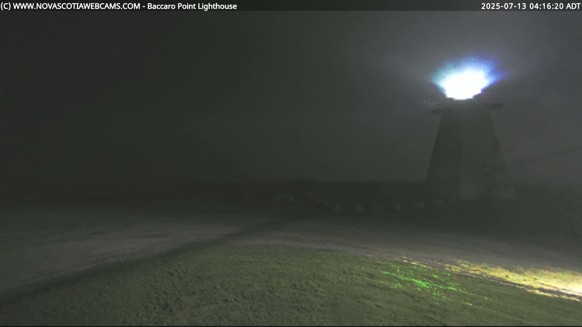 Baccaro Point Lighthouse Live Cam - Barrington, Shelburne, Nova Scotia, Canada